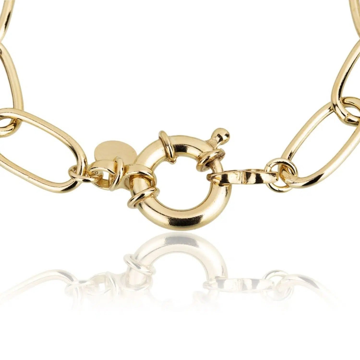 Armband Goldfarben mit verlängerter Forzatina-Kette