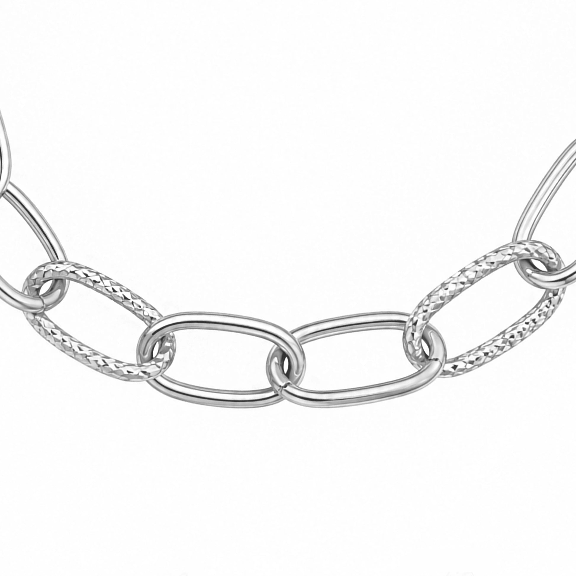 Bracelet Chaîne Forçat Allongée