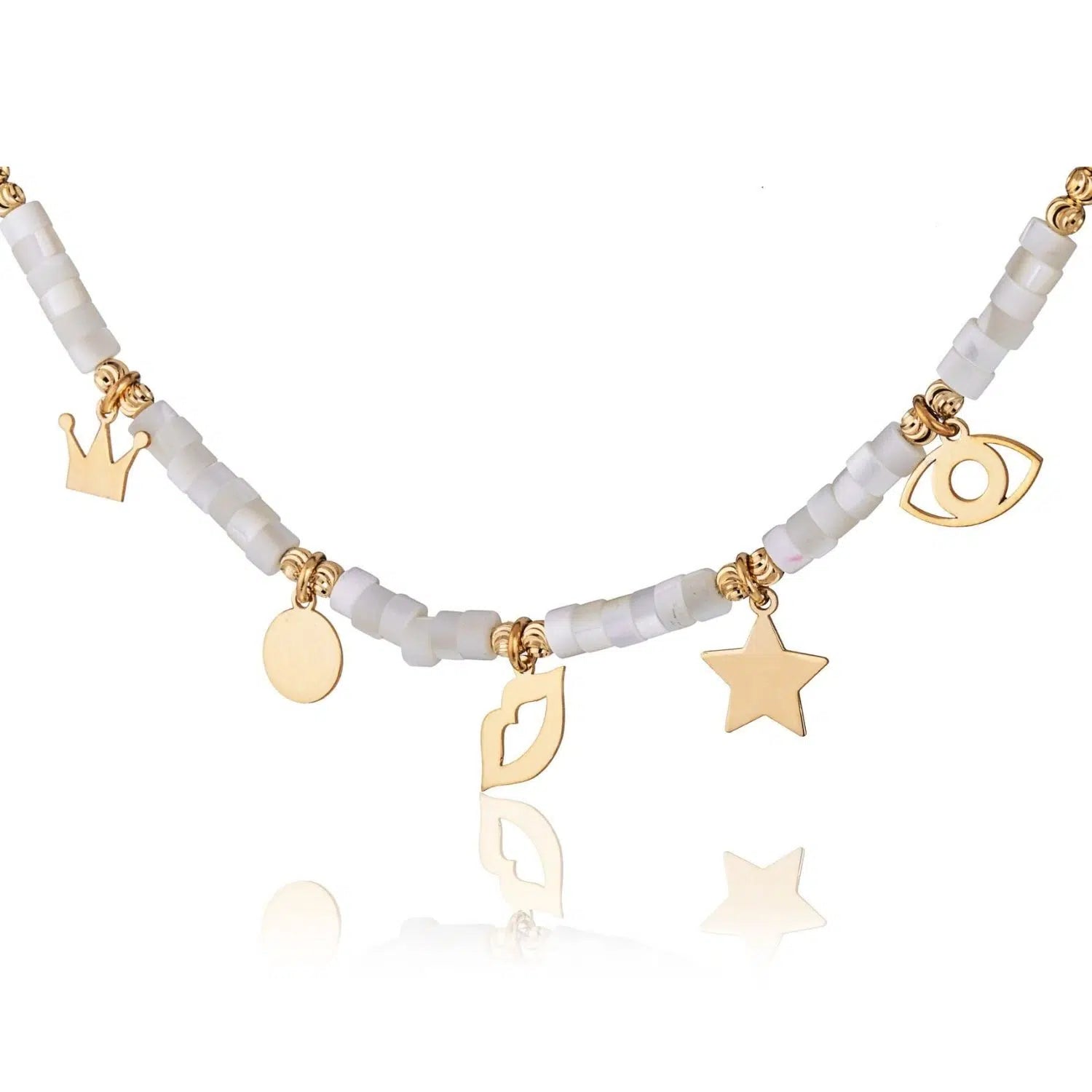 White Quartz Ringlet Pattern Bracelet