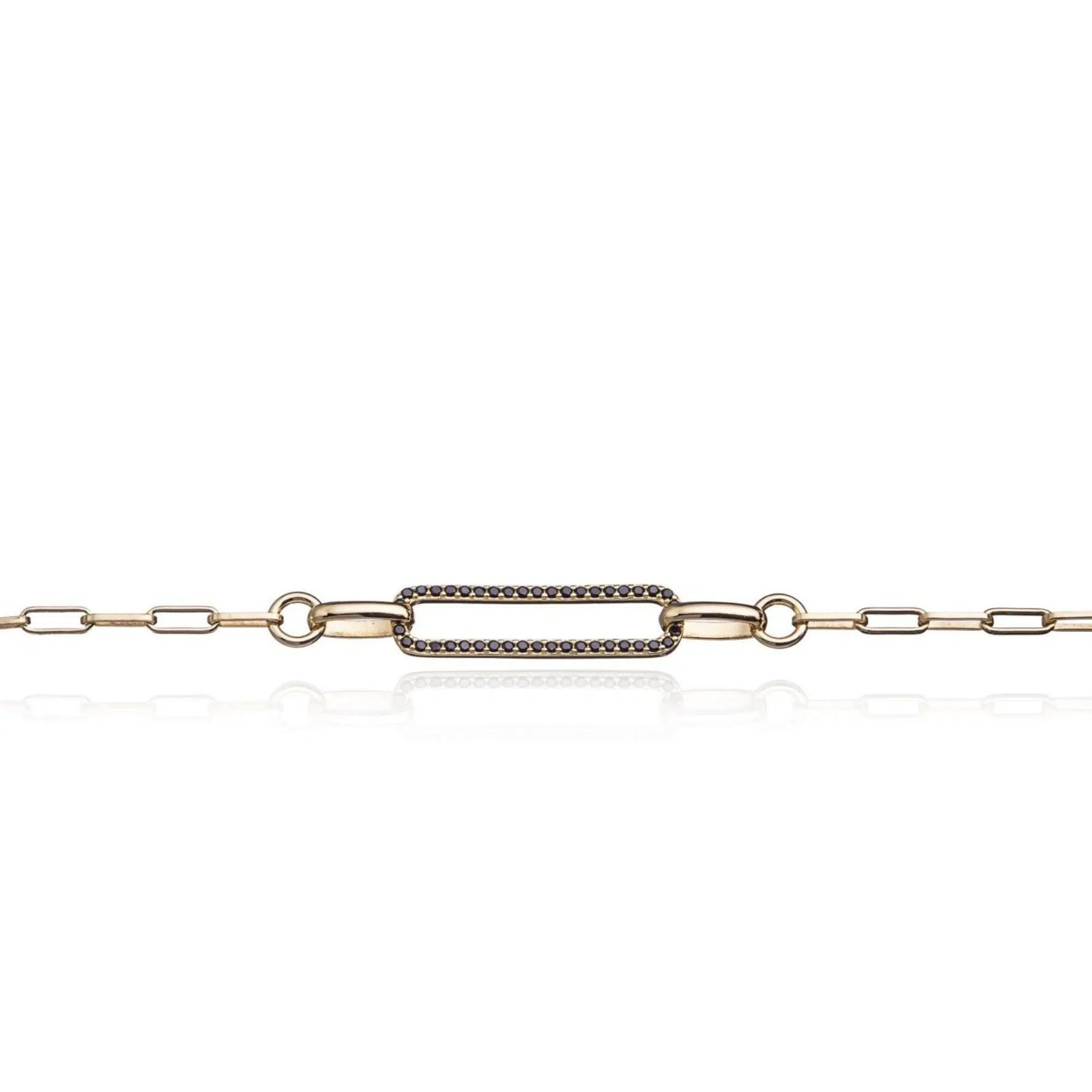 Pulsera Zed Dorada con Circonios