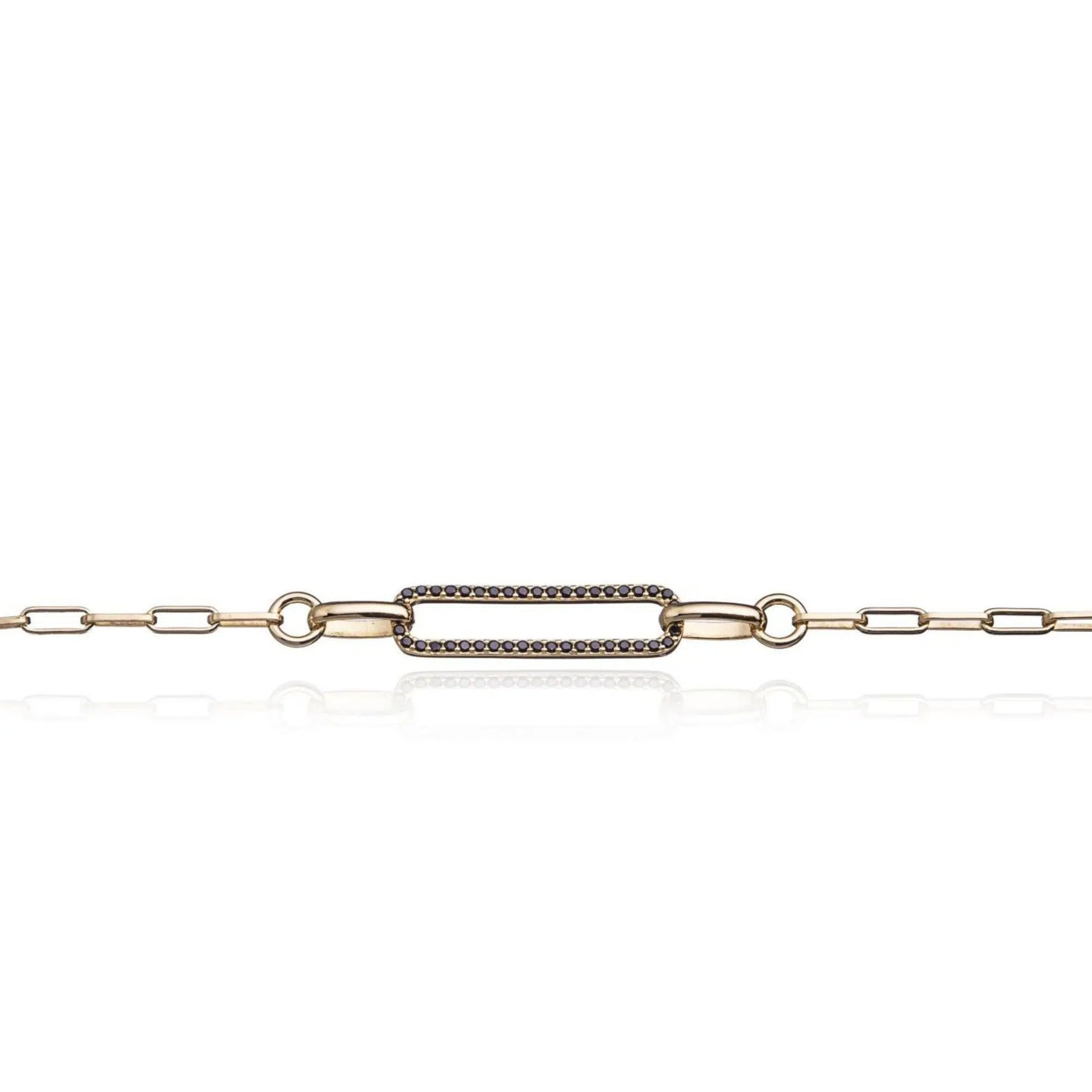 Pulsera Zed Dorada con Circonios