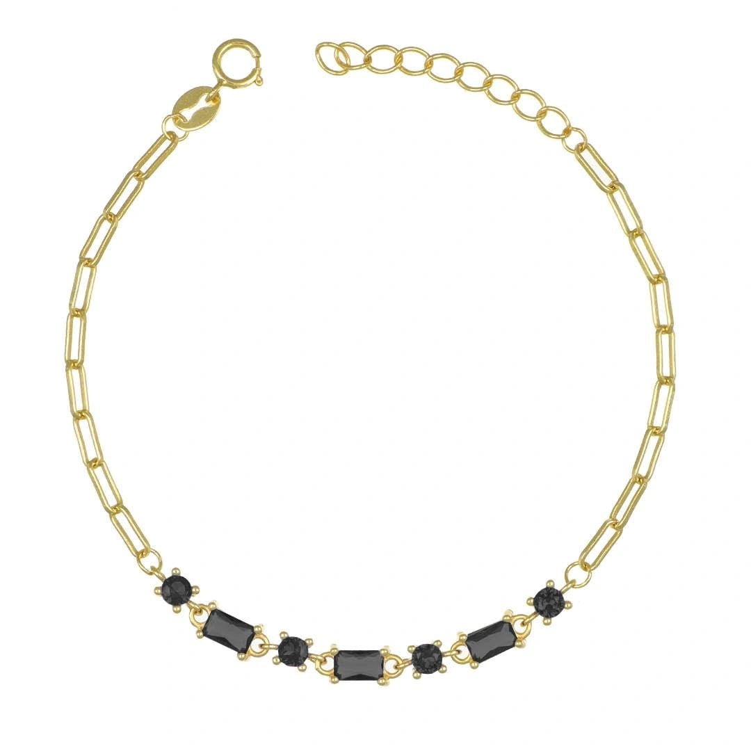Bracciale Crystal Dorato con Zirconi