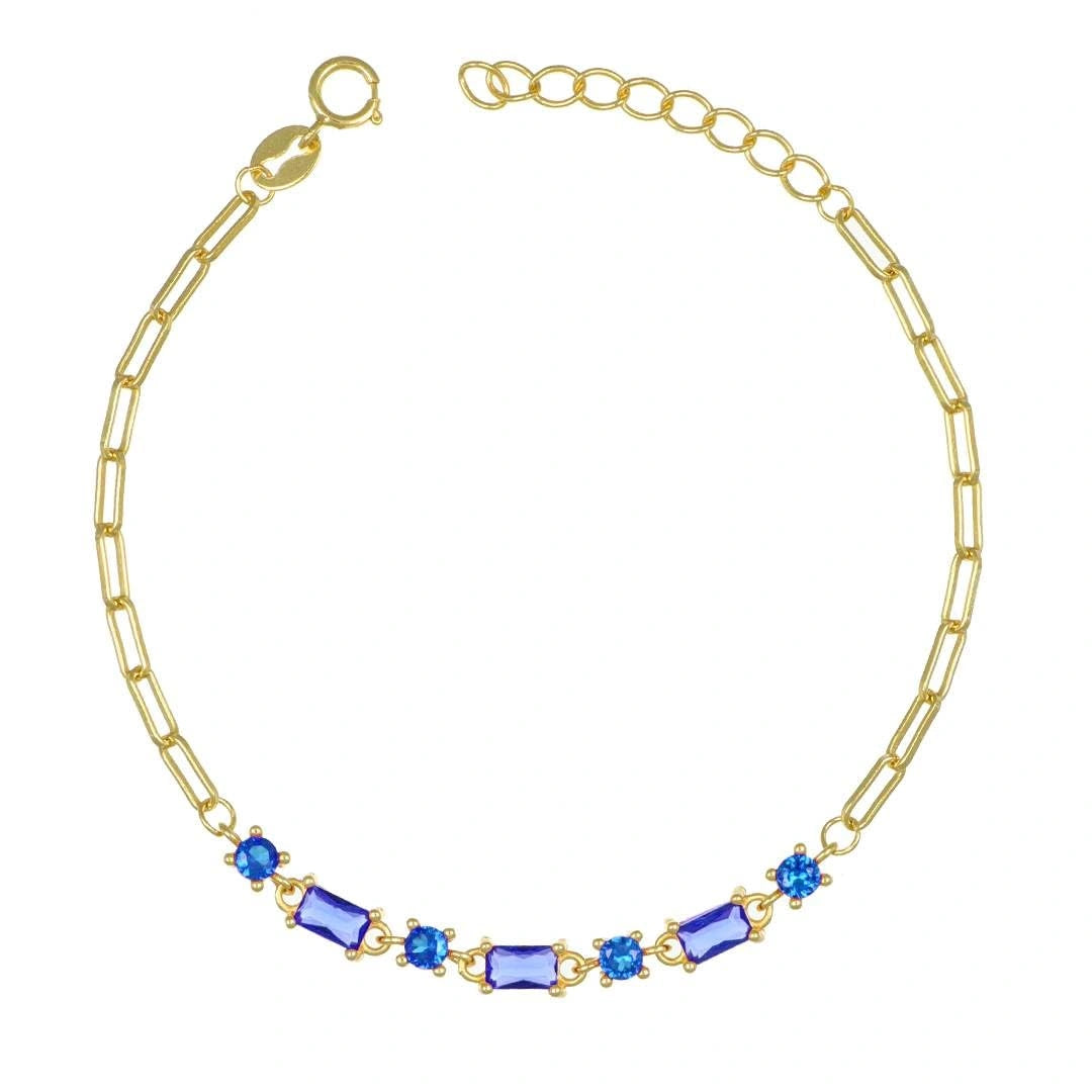 Bracciale Crystal Dorato con Zirconi