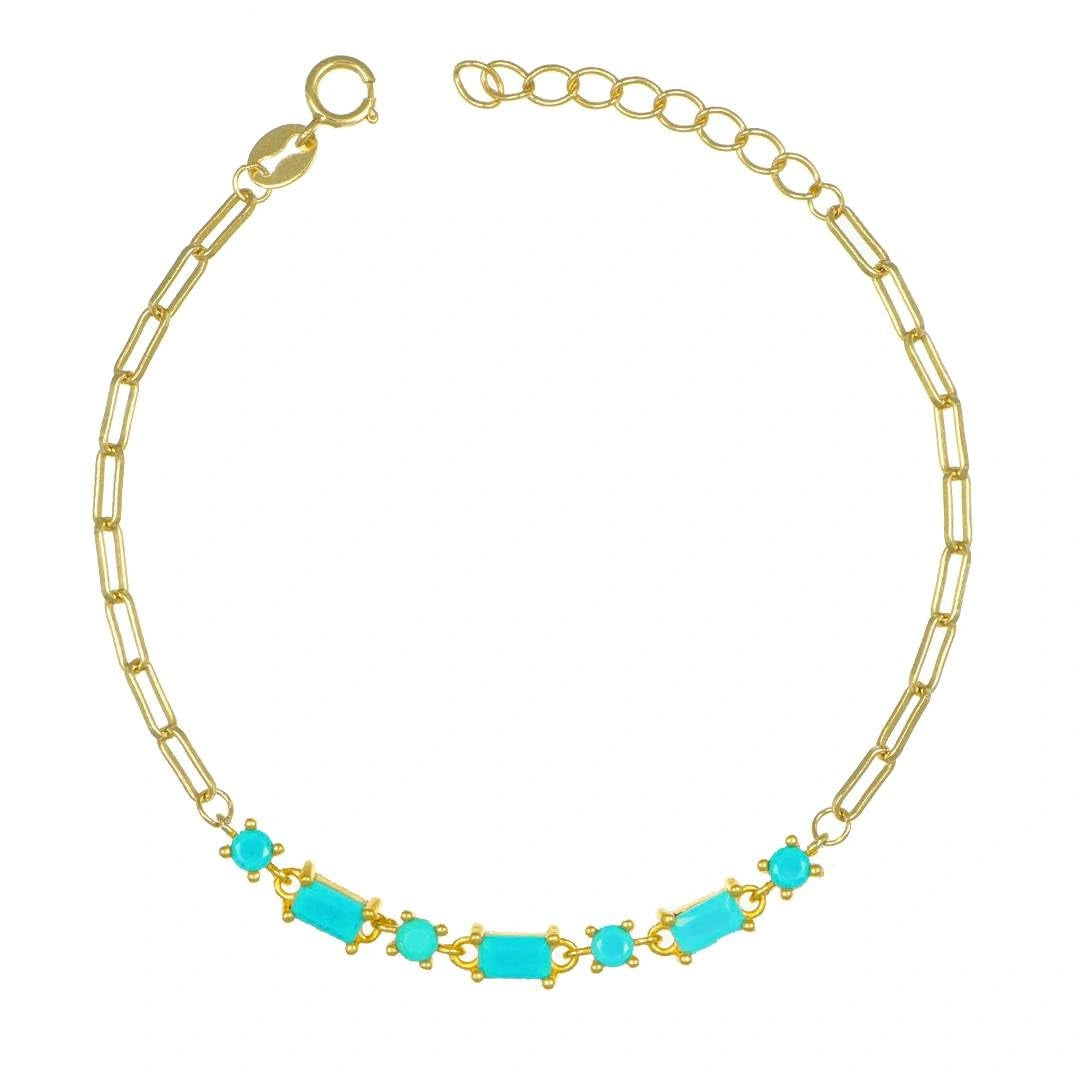 Bracciale Crystal Dorato con Zirconi