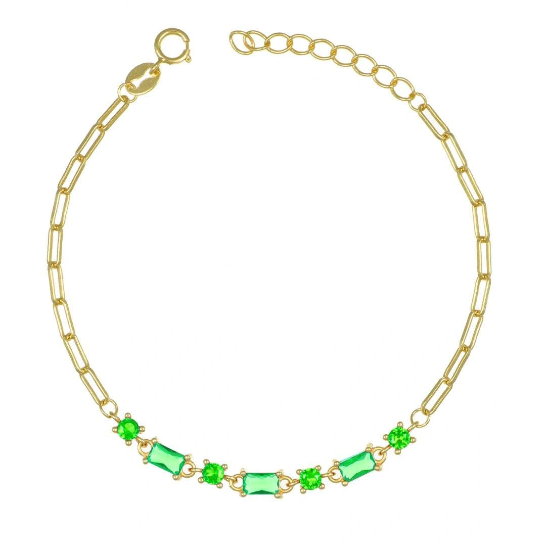 Bracciale Crystal Dorato con Zirconi
