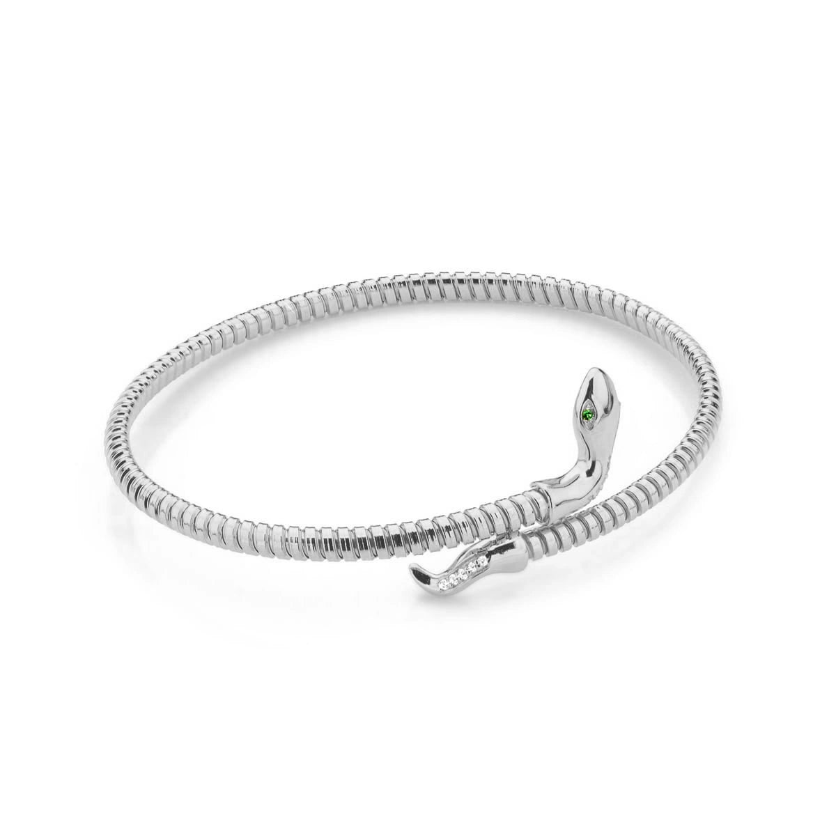 Massiver Silberarmreif Poison Zirkonia