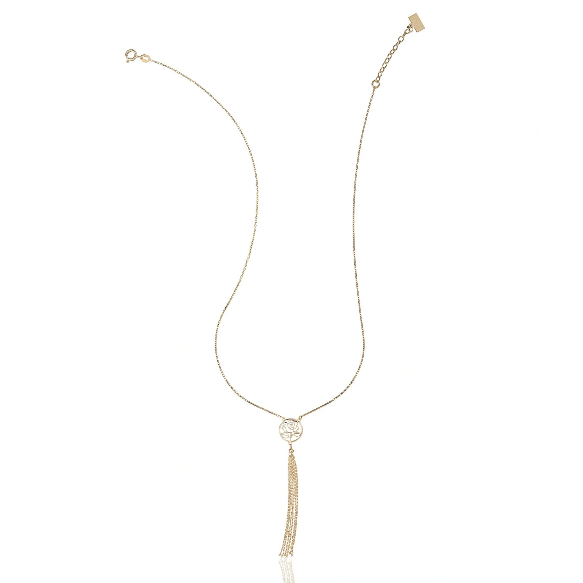 Collana Pendente in Argento Fiore