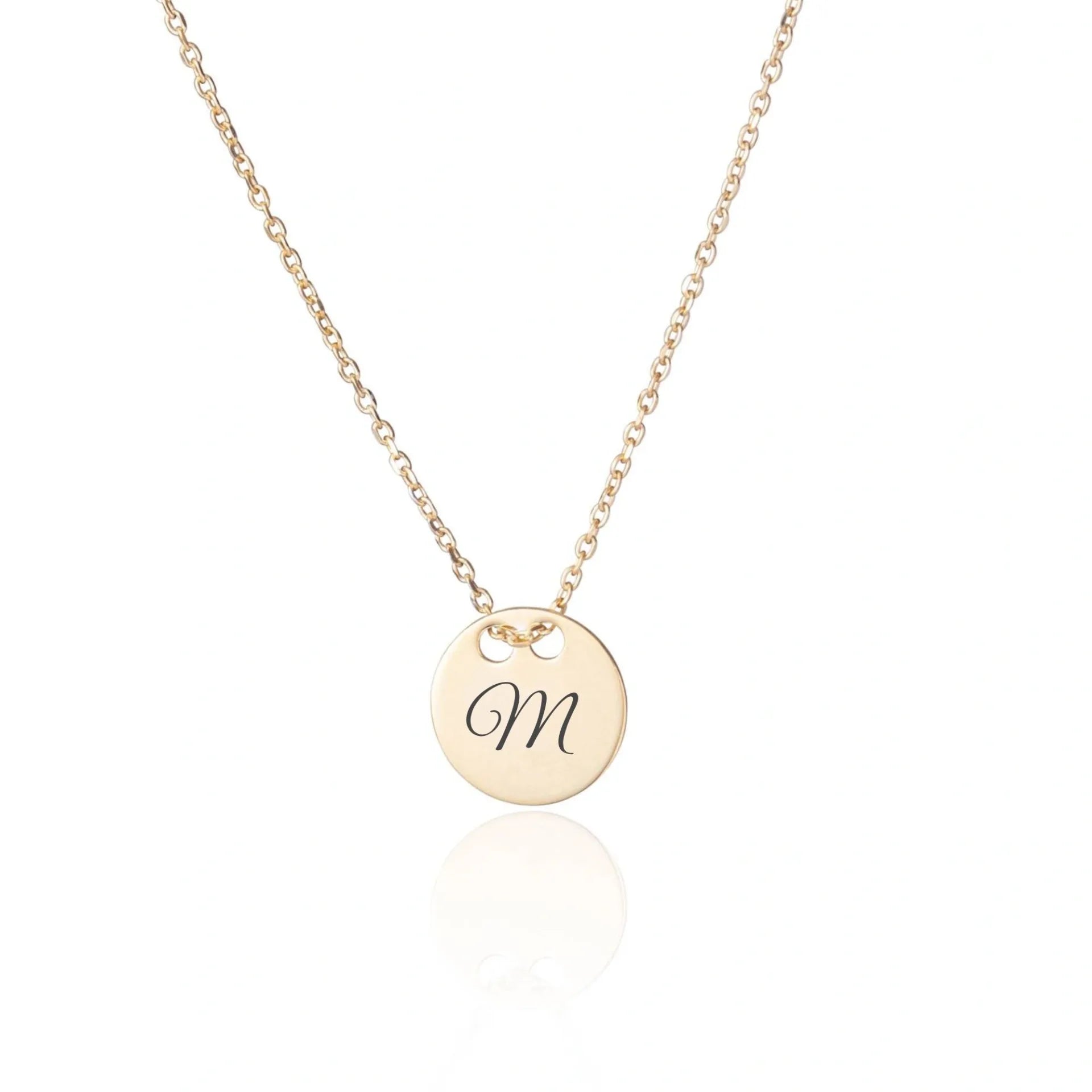 Silver Necklace with Sliding Medal