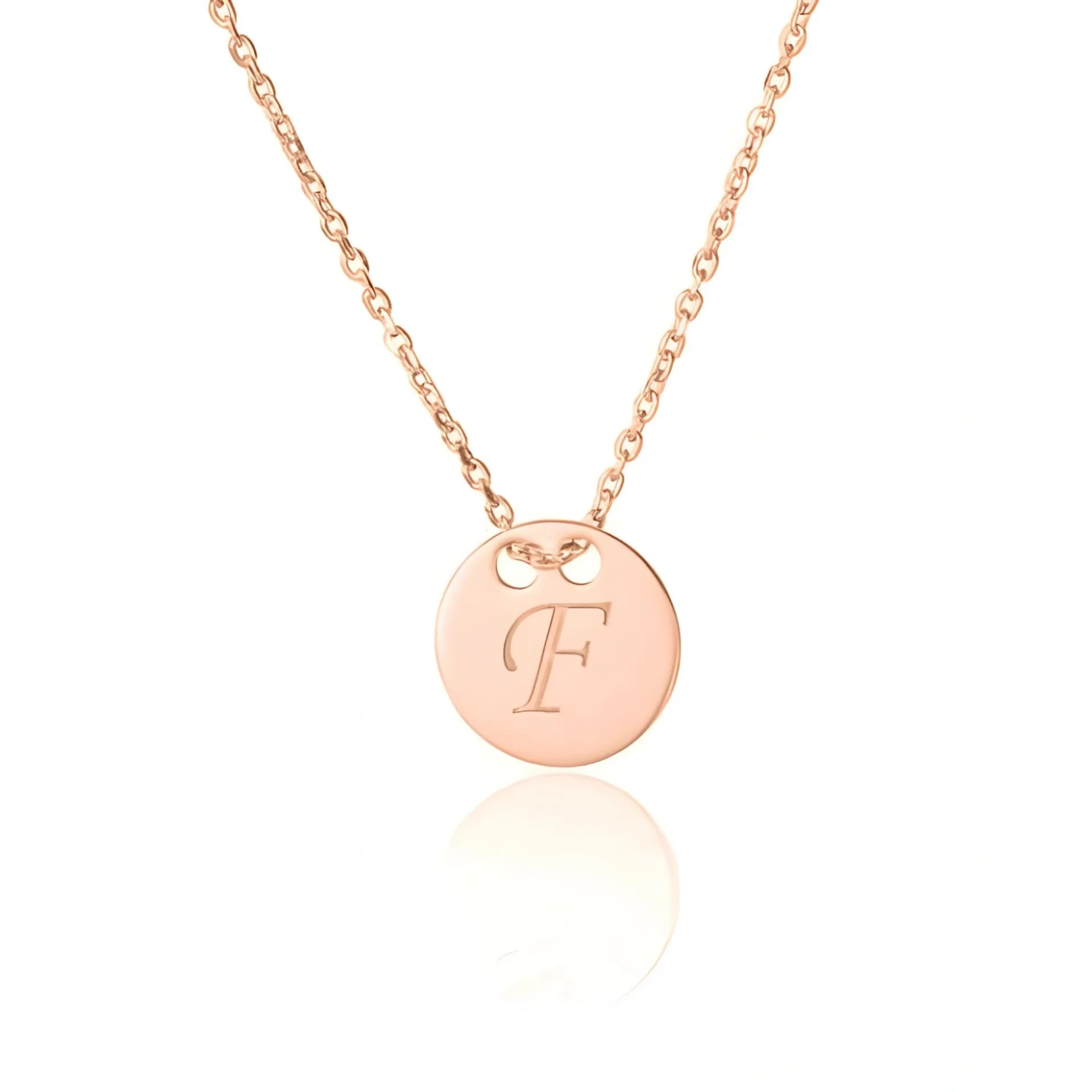 Silver Necklace with Sliding Medal