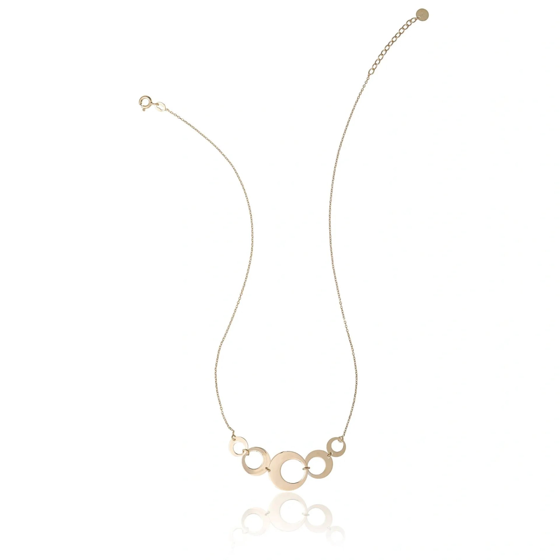 Collar de Plata Círculos