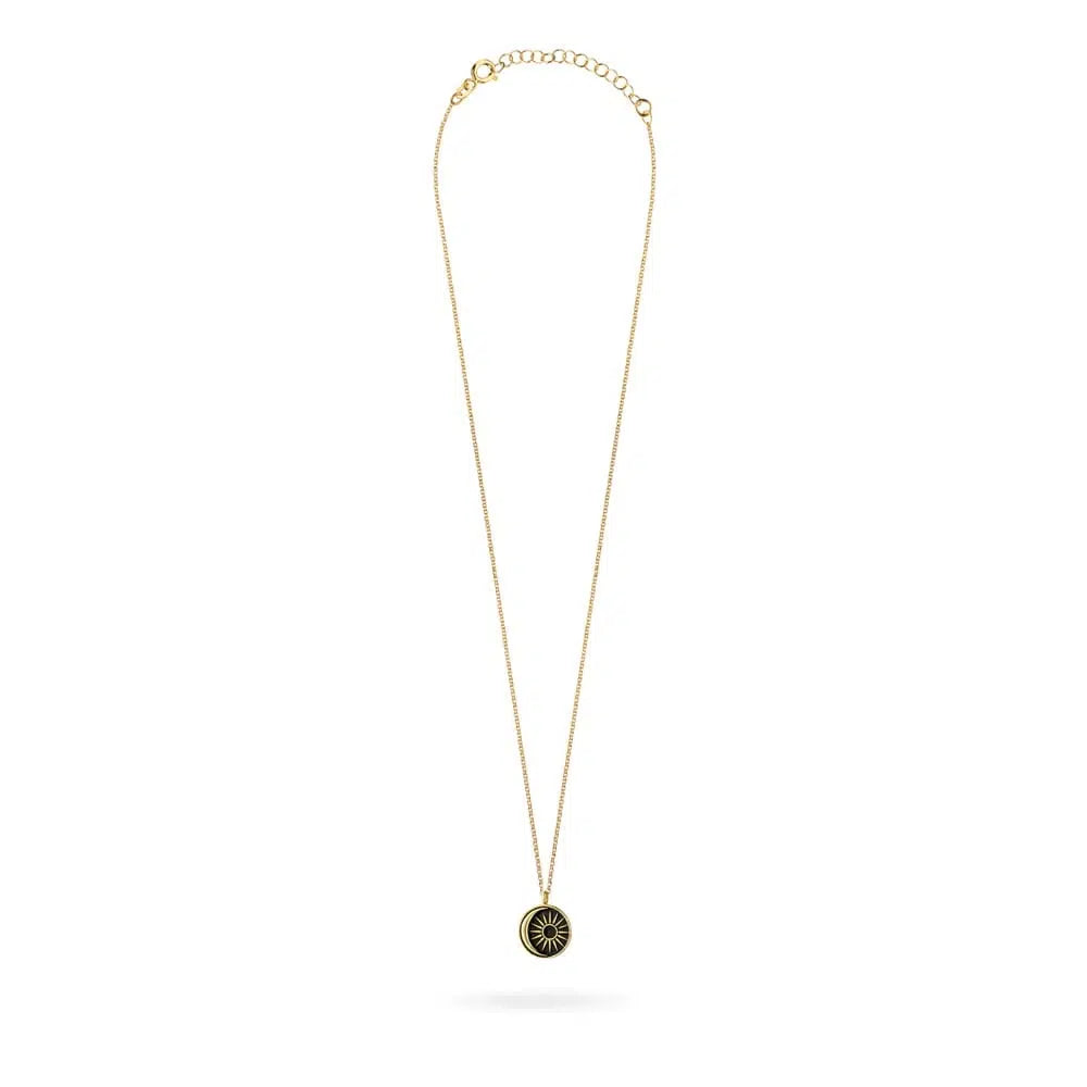 Kette mit emaillierter Sonne