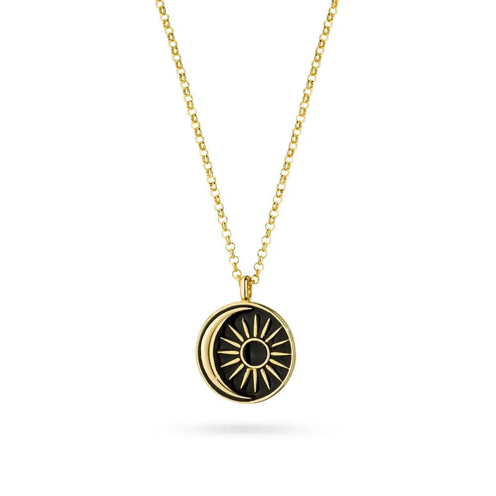 Kette mit emaillierter Sonne