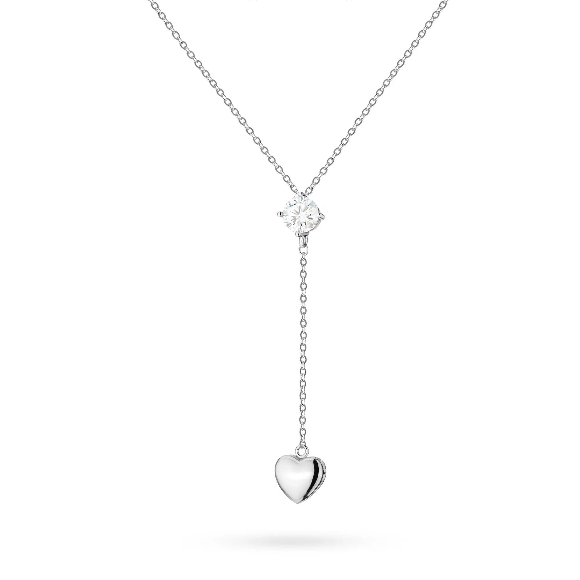 Collana Cuore Pendente e Punto Luce