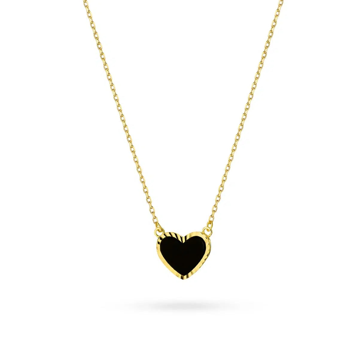 Collana in Argento Deep Heart Smaltata