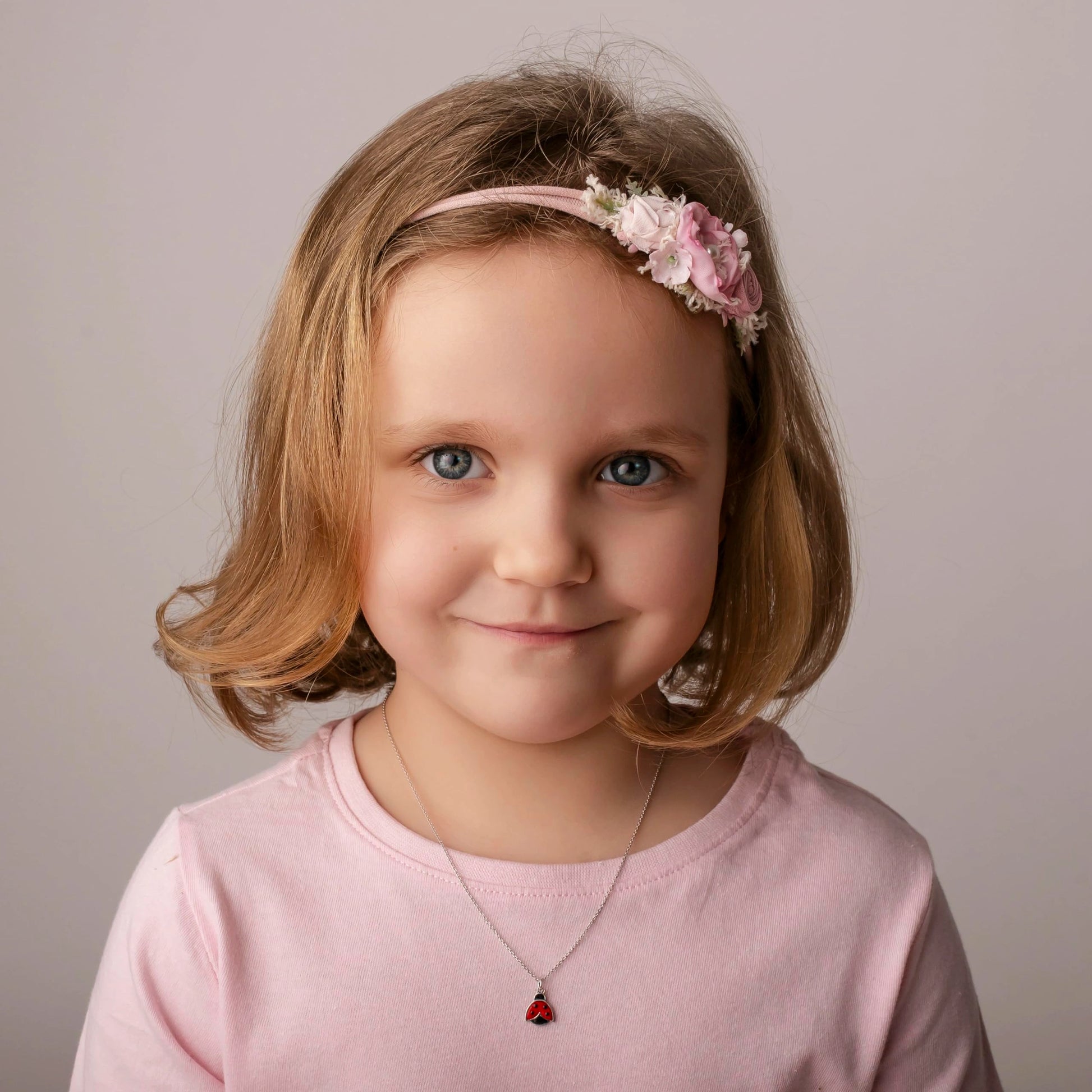 Collier avec Coccinelle Porte-bonheur Dorée