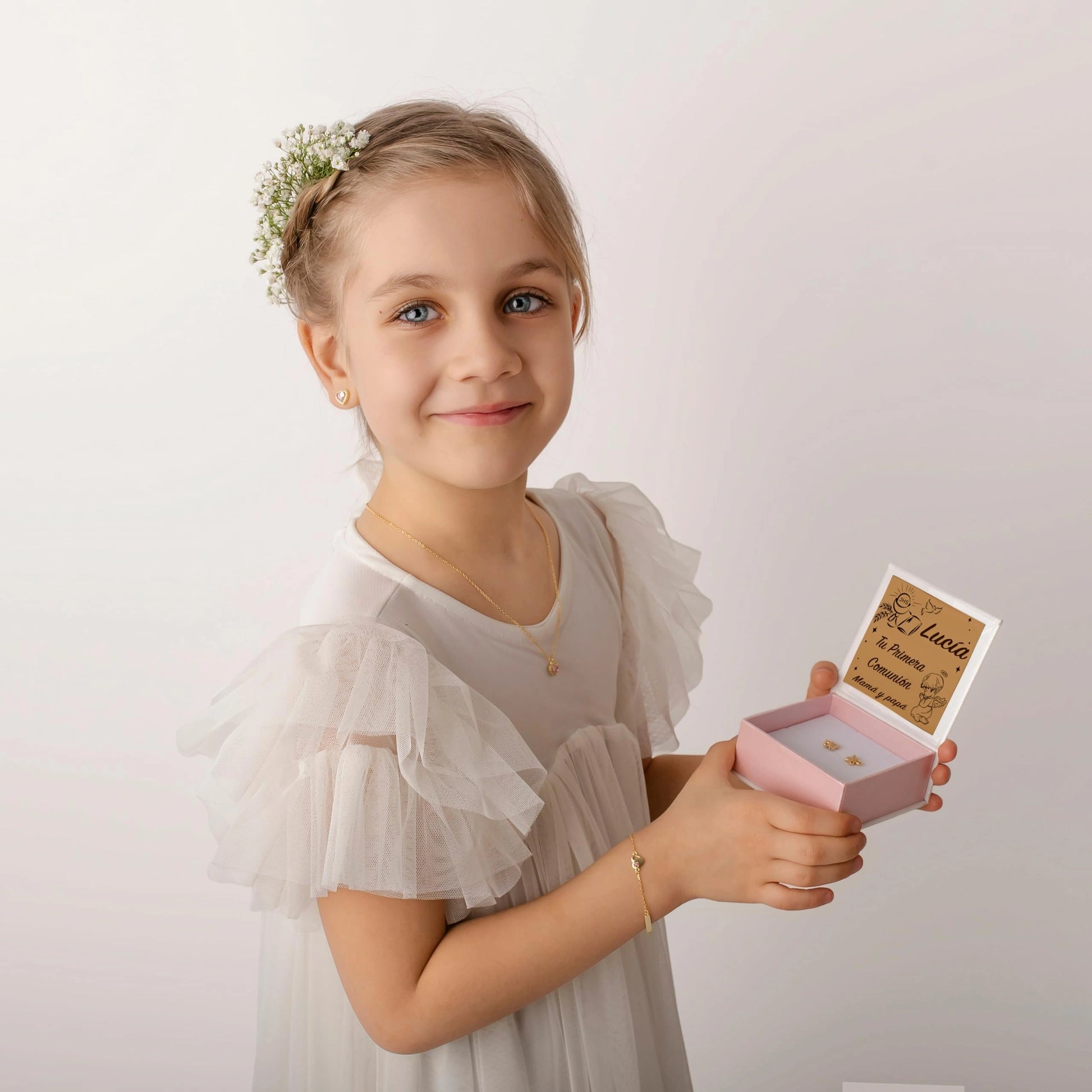Collier avec Médaille Ovale Collection Enfants Fille
