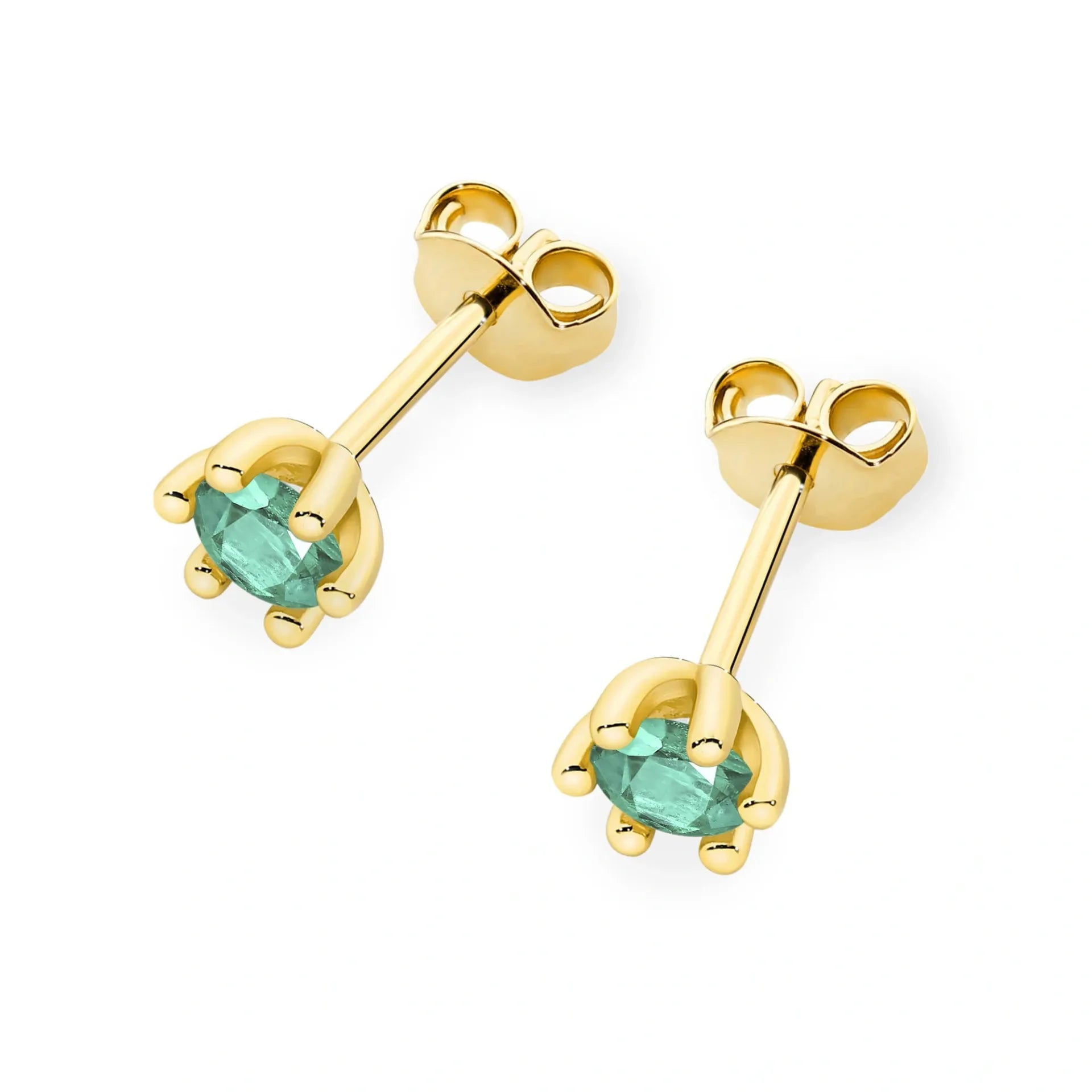 Orecchini Gaia in Oro con Smeraldo 0,15ct