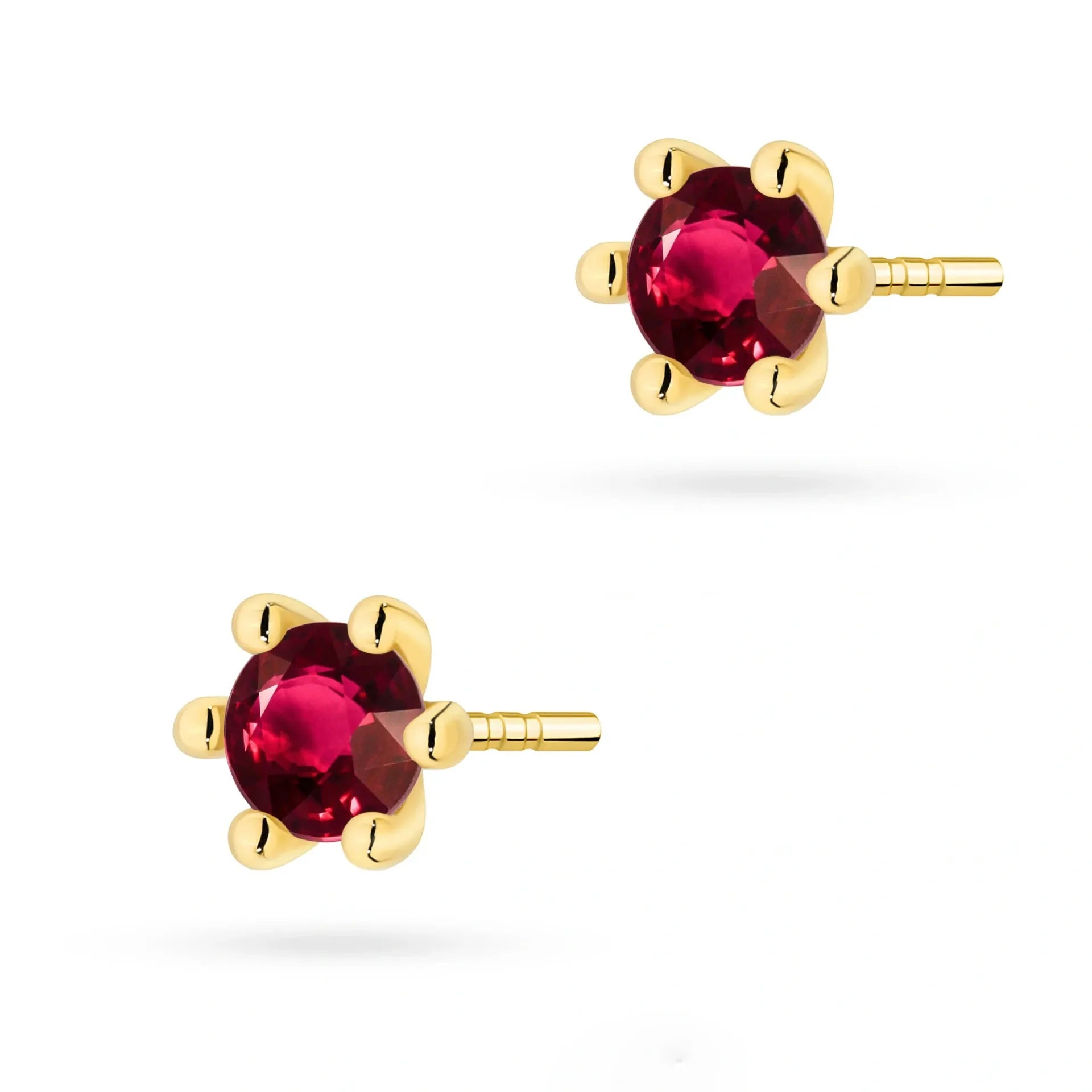 Boucles d'oreilles Flora en Or avec Rubis 0,30ct