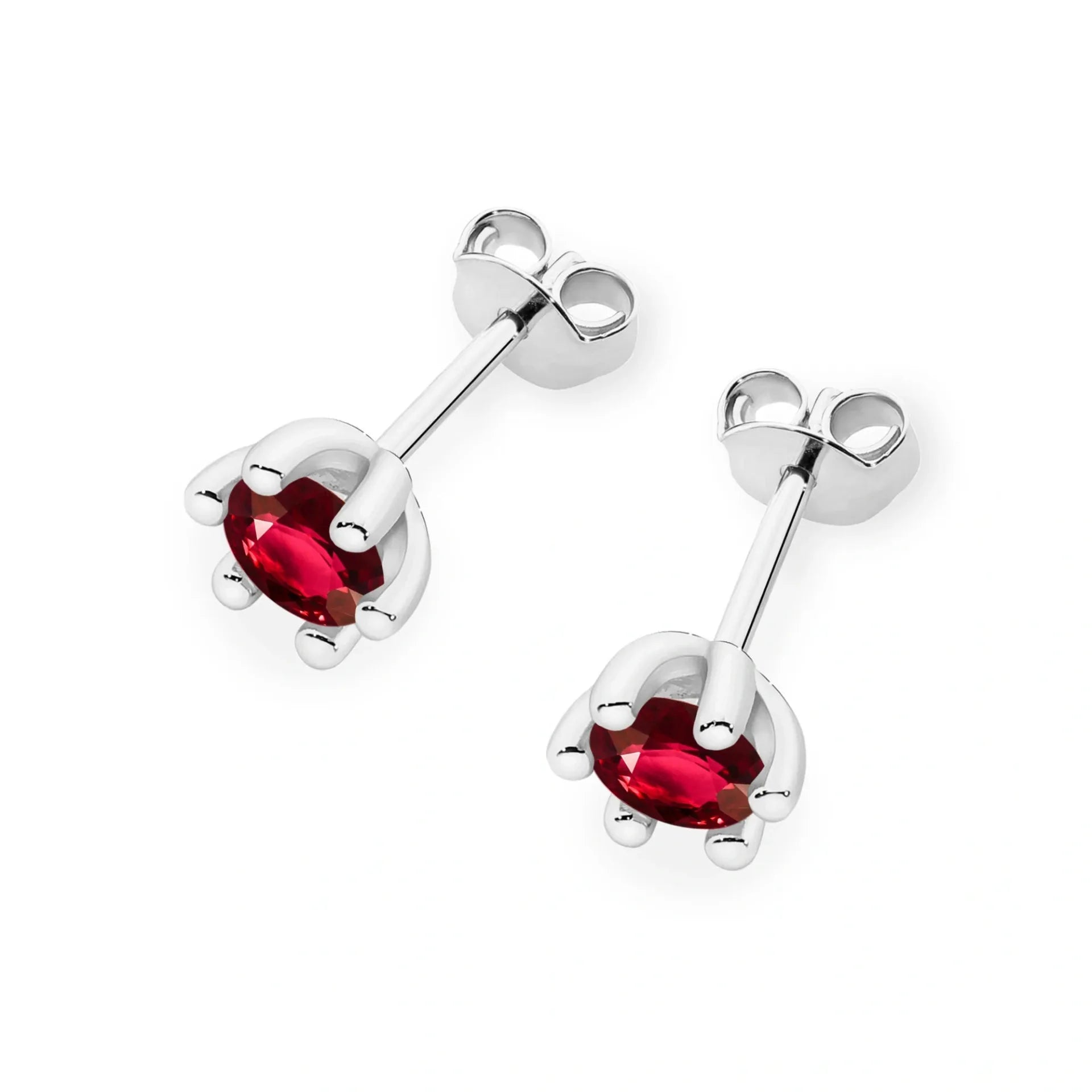 Boucles d'oreilles Flora en Or avec Rubis 0,30ct