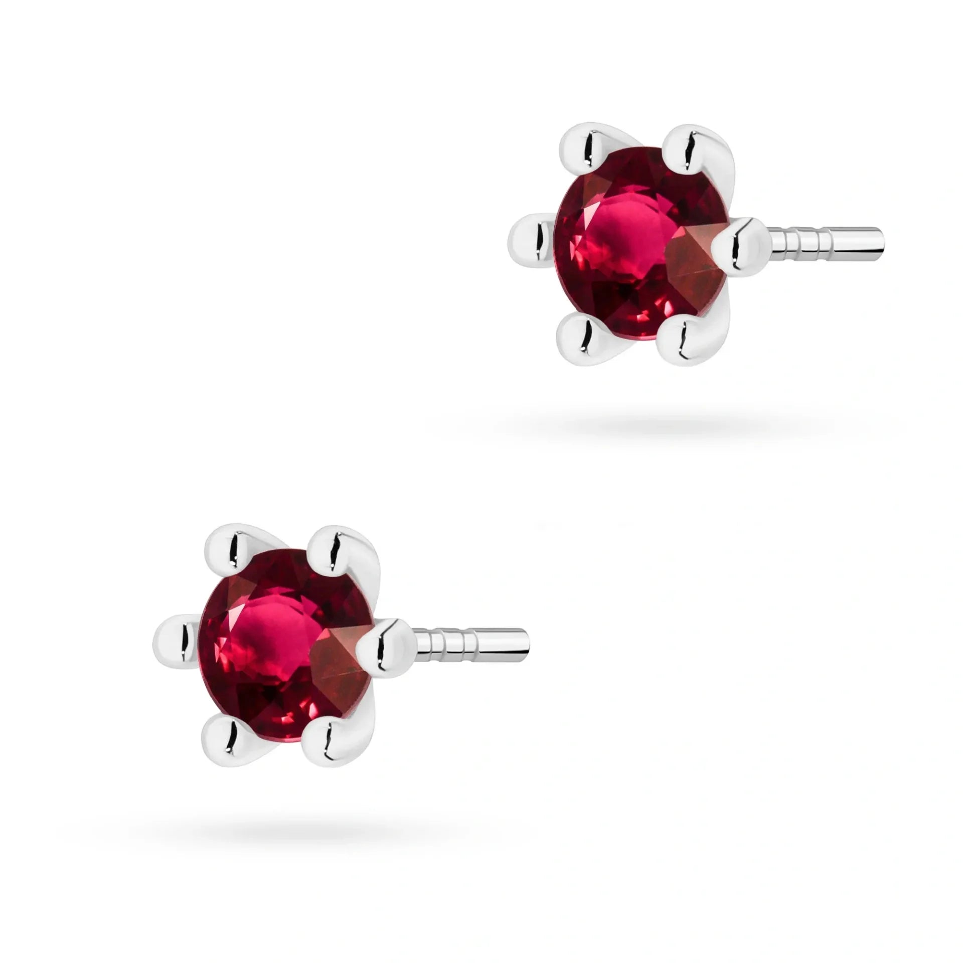 Boucles d'oreilles Flora en Or avec Rubis 0,30ct