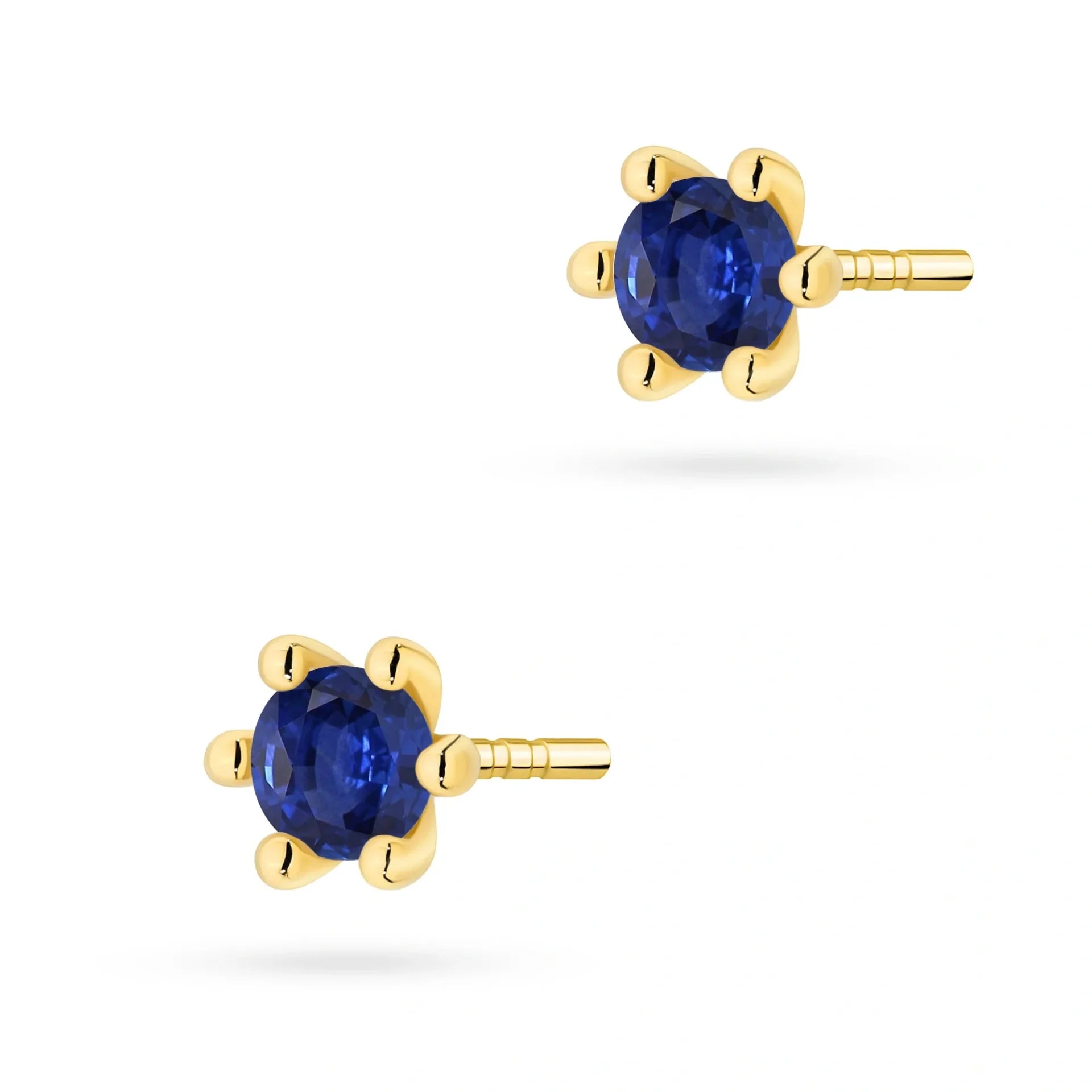 Selene Ohrringe aus Gold mit 0,15 ct Saphir