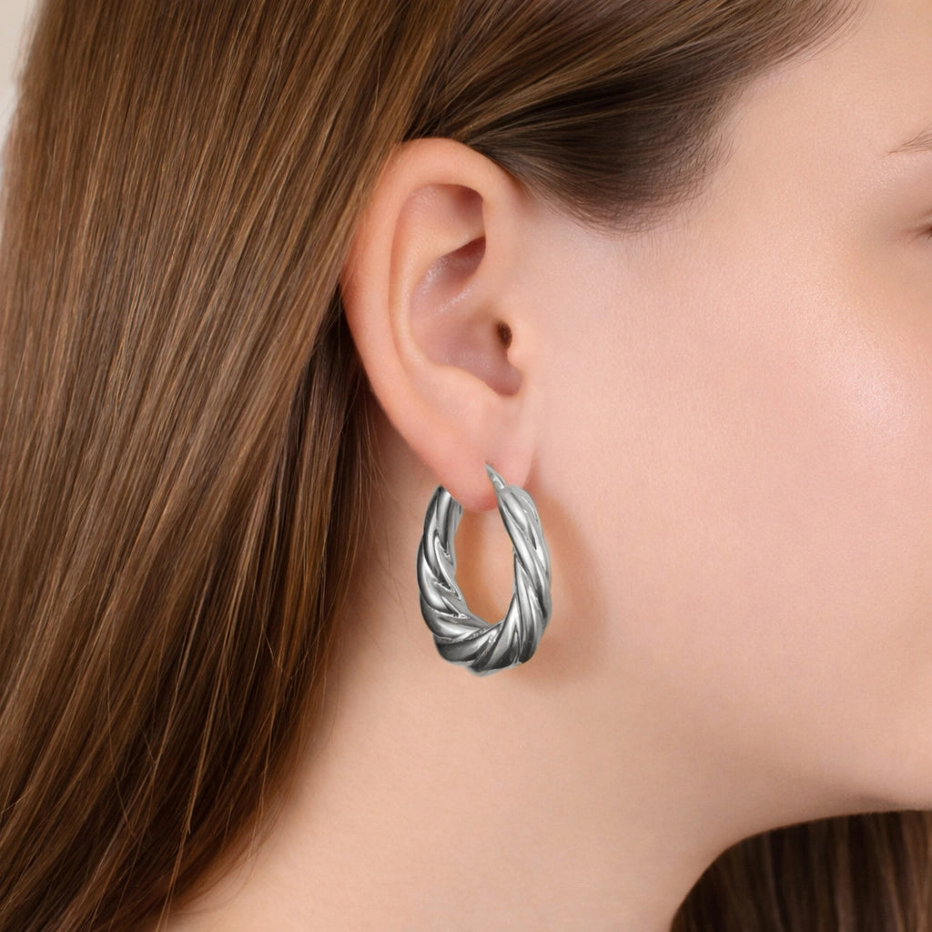 Pendientes Magnetic Rodiados