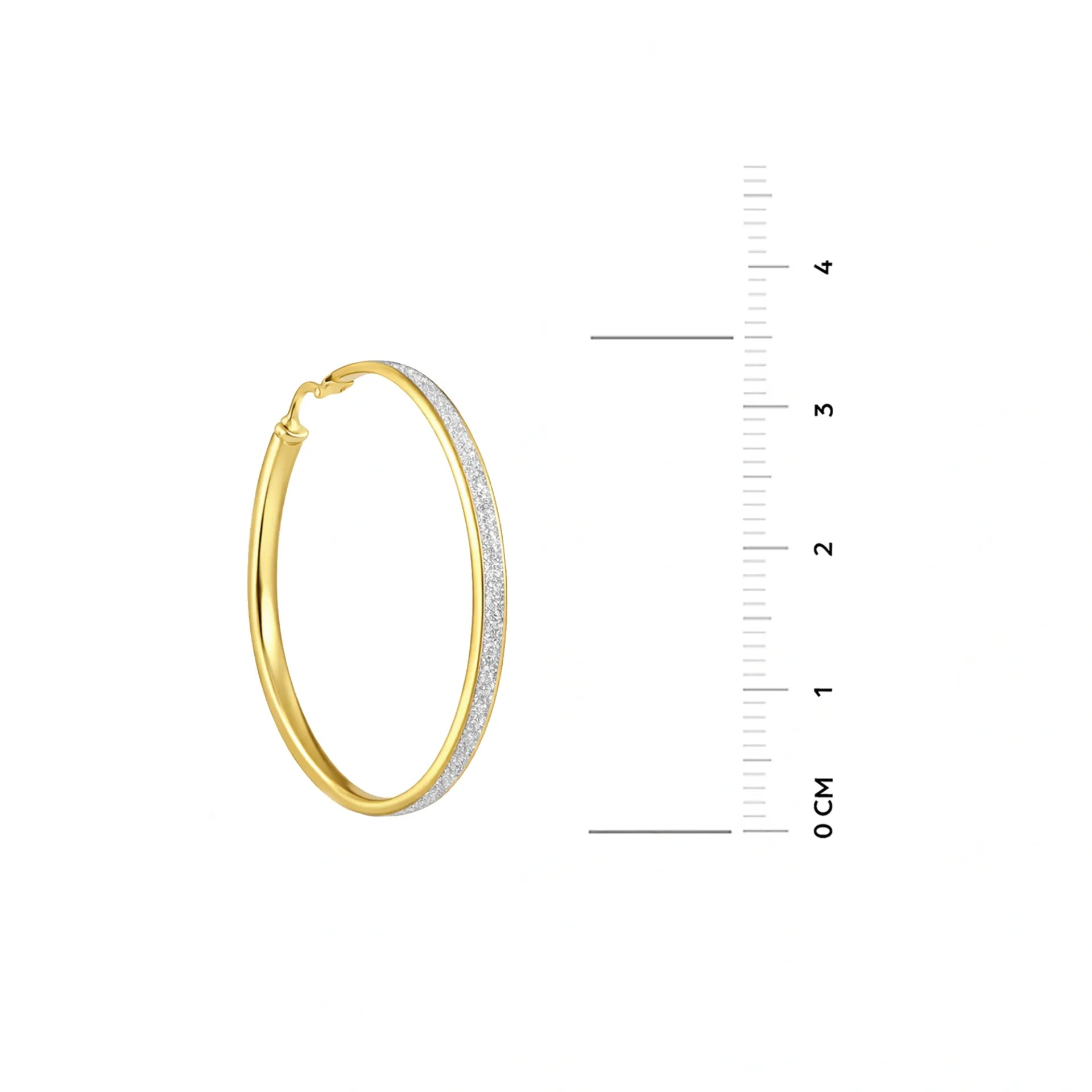 Hoops Dorati con Glitter