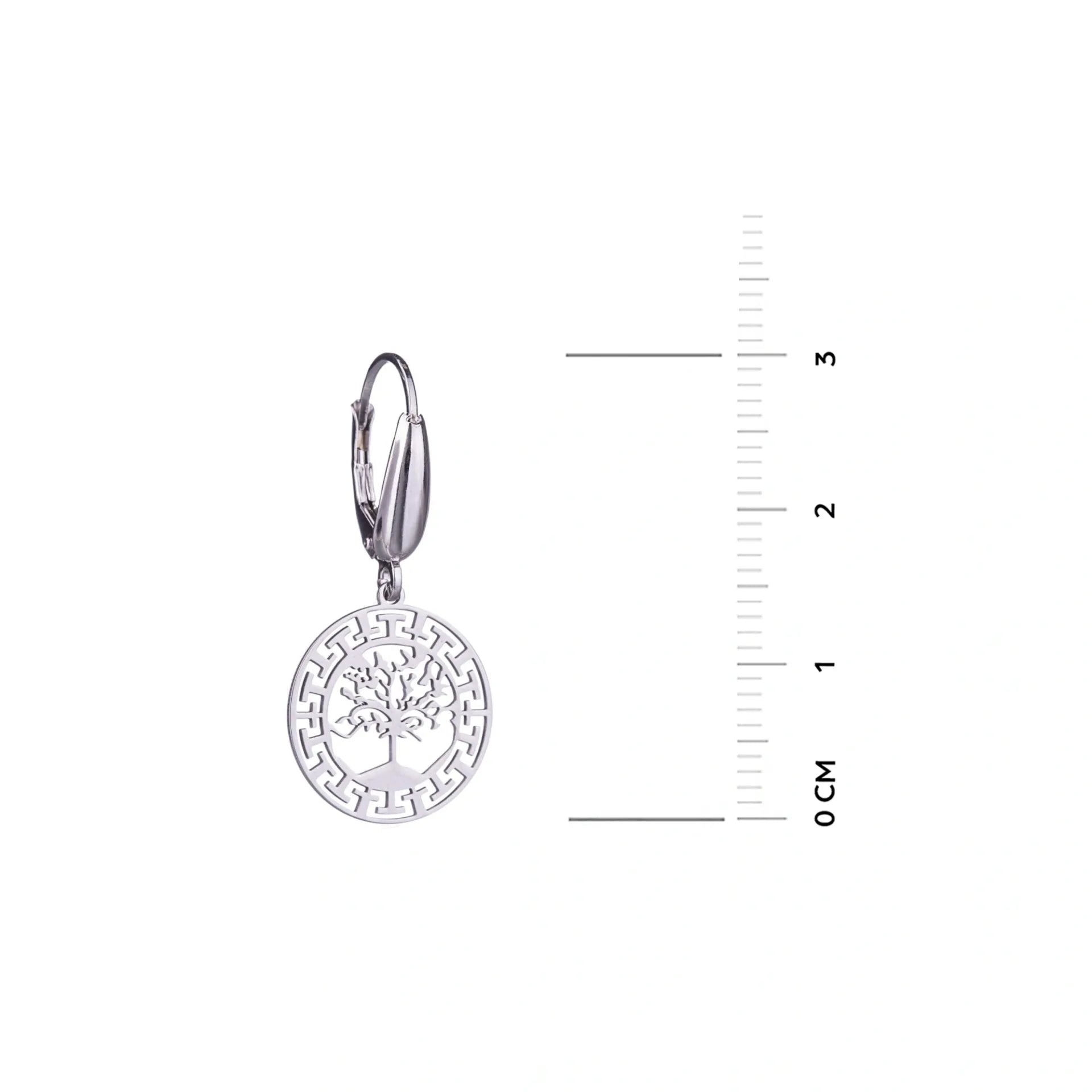 Earrings with Tree of Life and Meanders