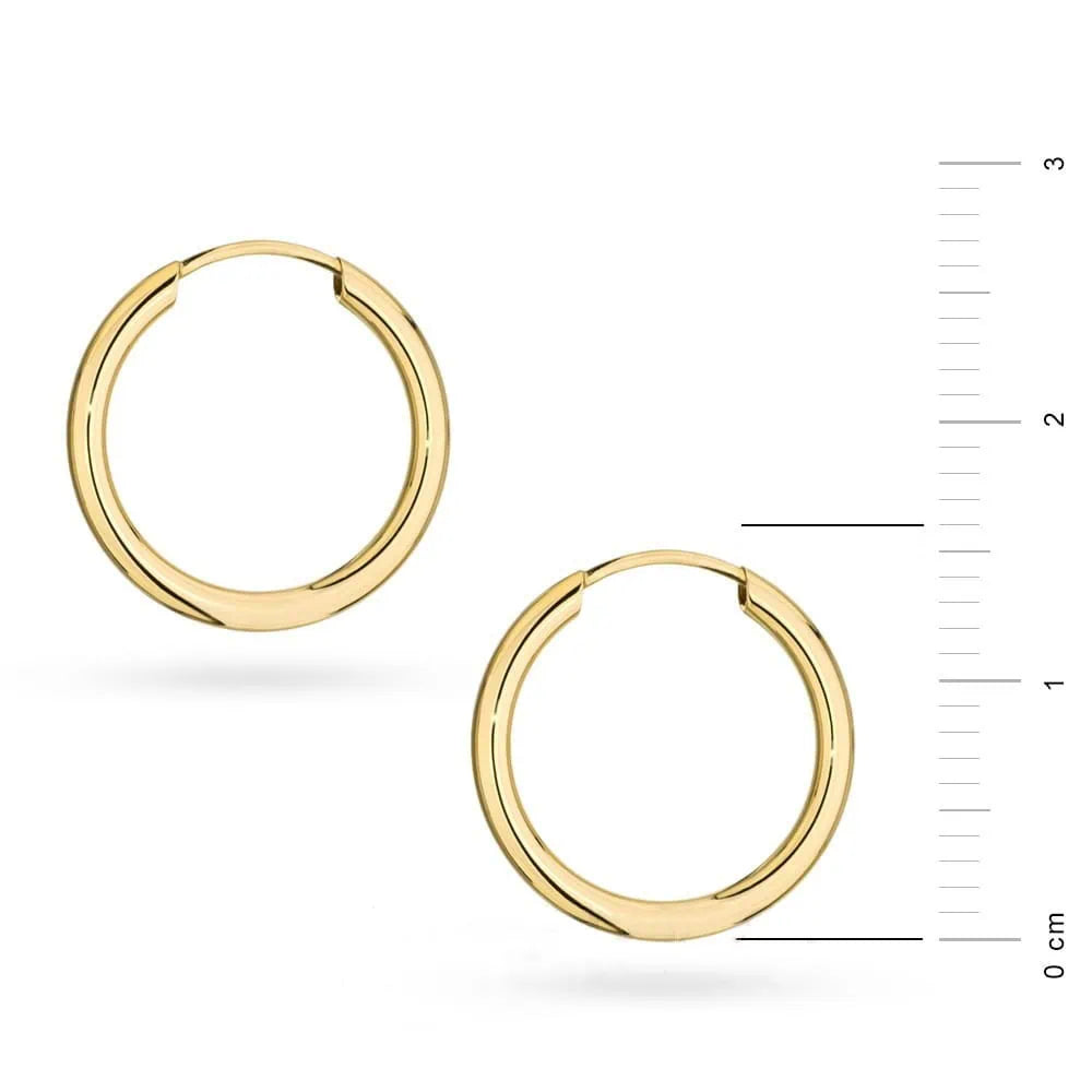 Orecchini Cerchietto in Oro 14KT