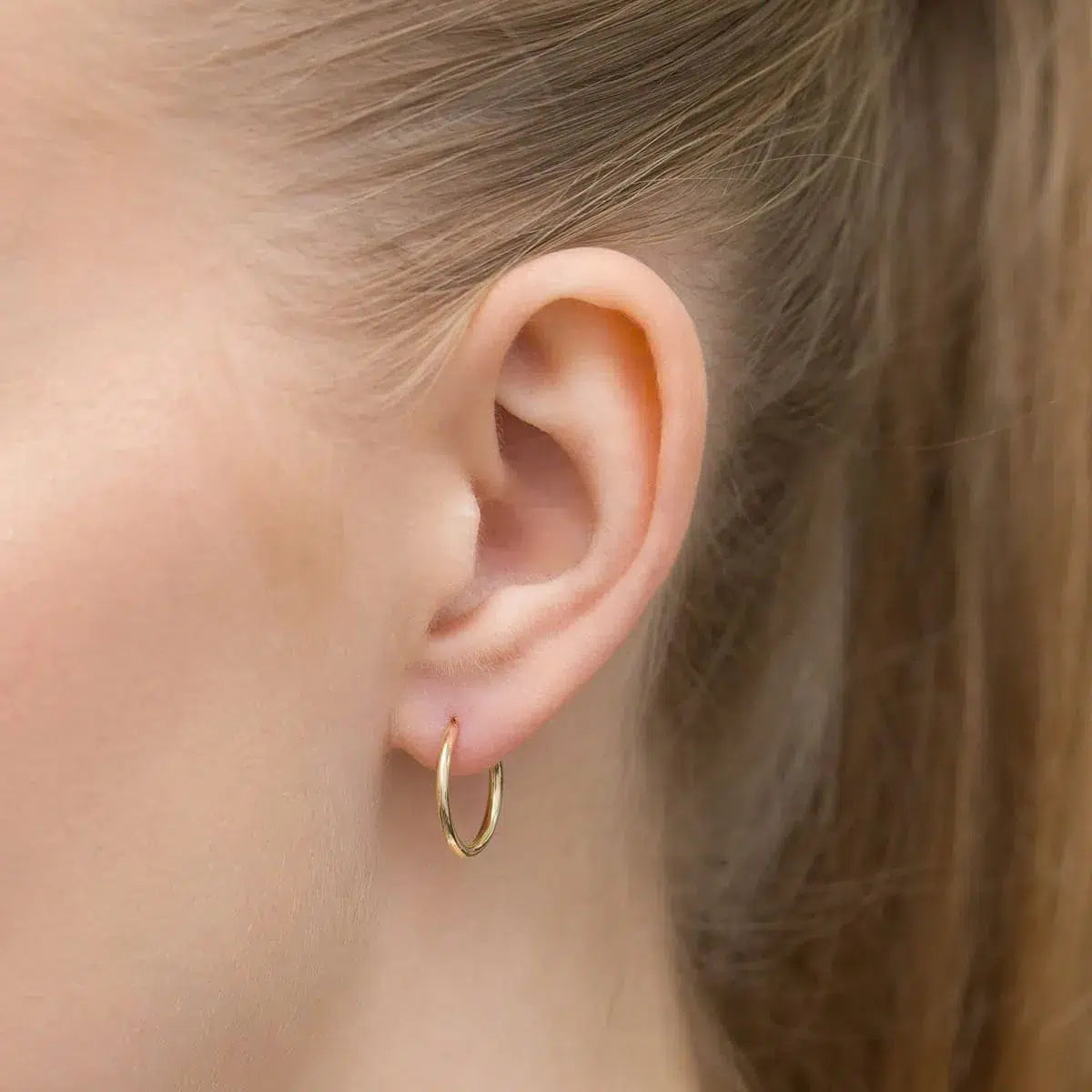 Orecchini Cerchietto in Oro 14KT