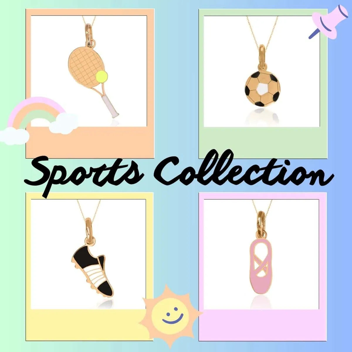 Collana in Oro con Pallone da Calcio