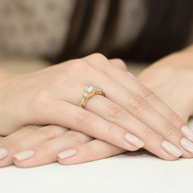 Anello Hera in Oro con Diamante 0,70ct Lab Grown