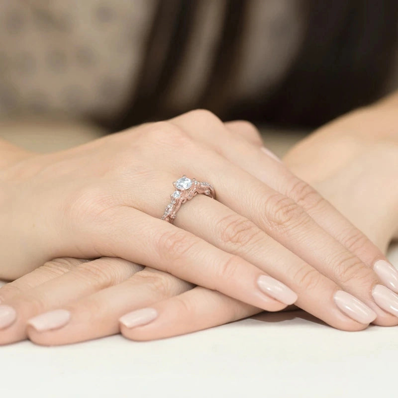 Anello Hera in Oro con Diamante 0,70ct Lab Grown