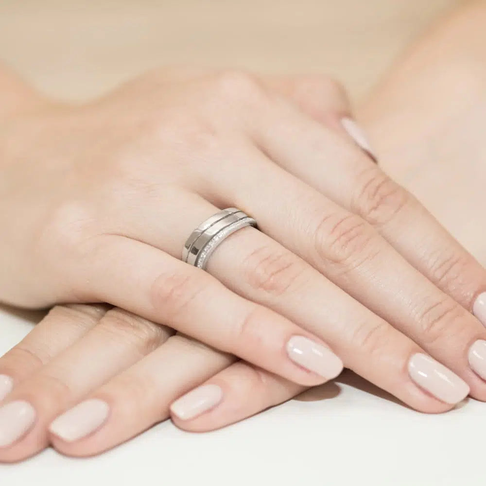 Anello Calypso in Oro con Diamanti 0,085ct