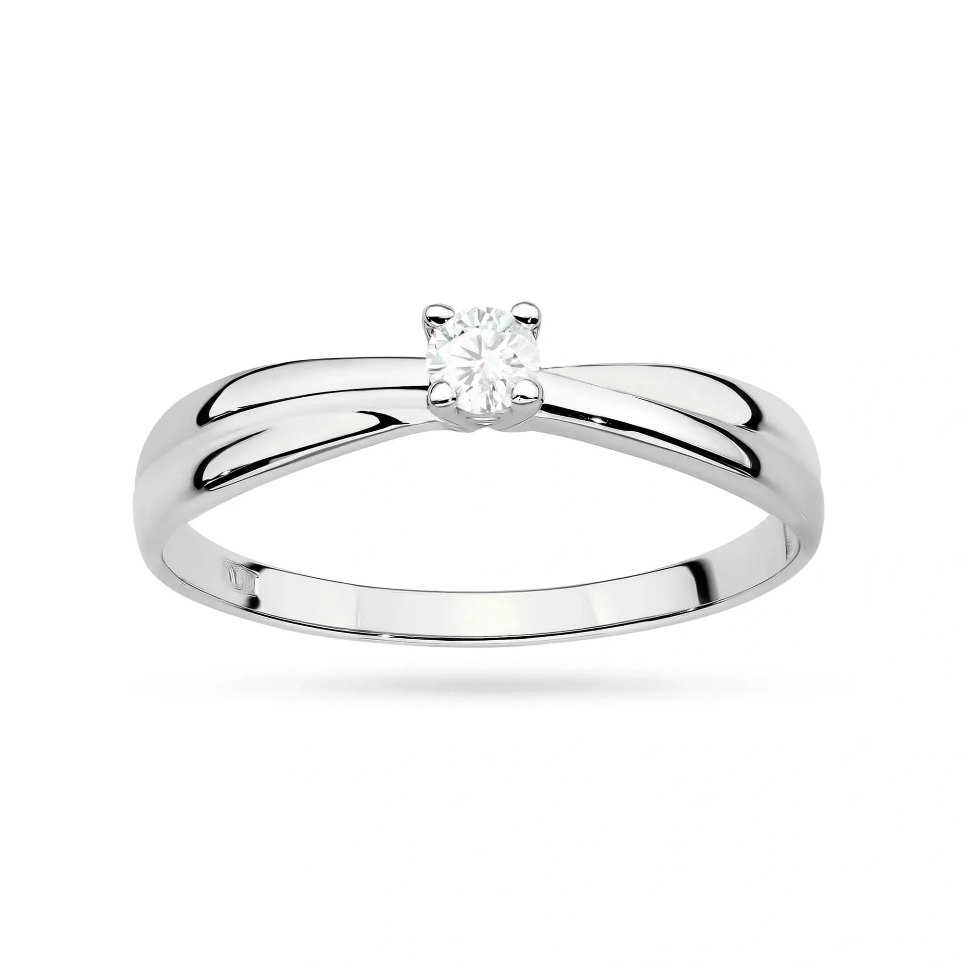 Anillo Twist en Oro con Diamante de Laboratorio Lab Grown 0,10ct