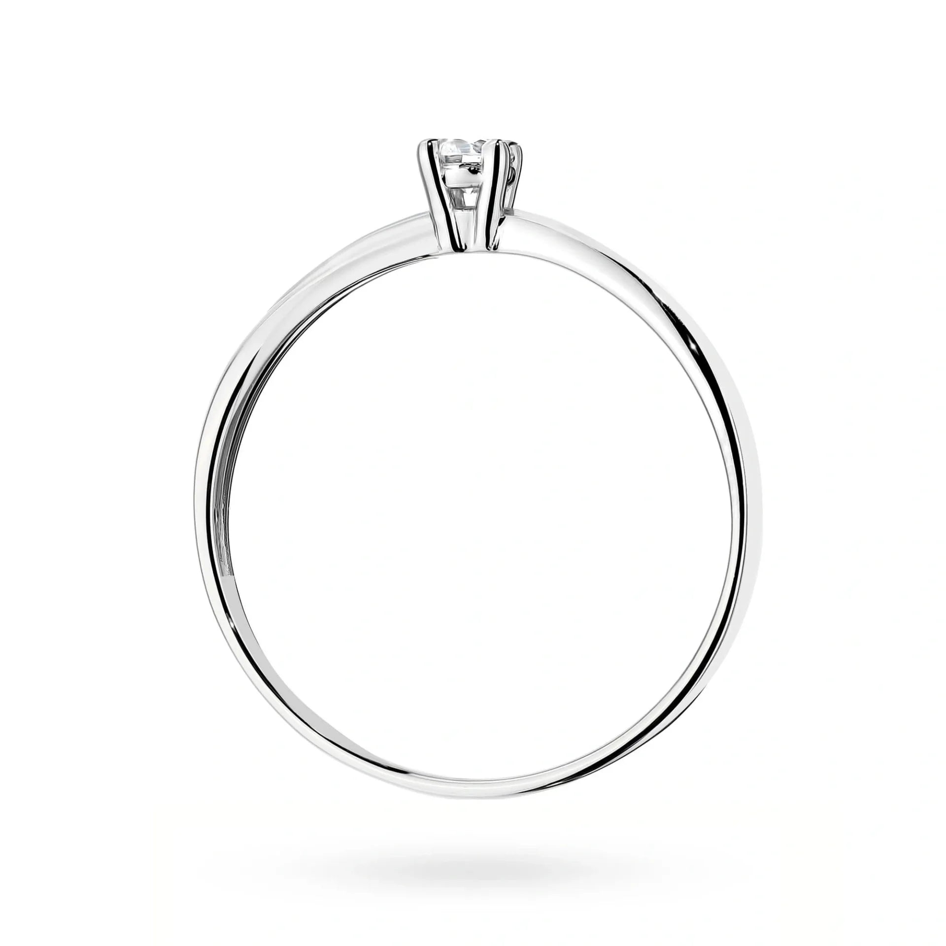 Anillo Twist en Oro con Diamante de Laboratorio Lab Grown 0,10ct