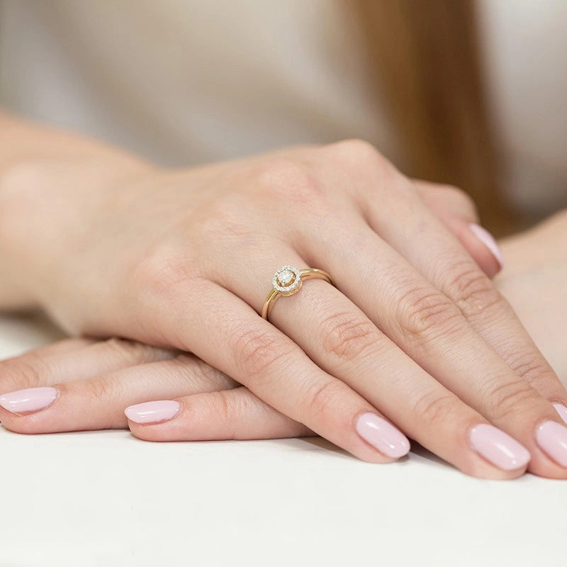 Anello Atena in Oro con Diamanti 0,20ct