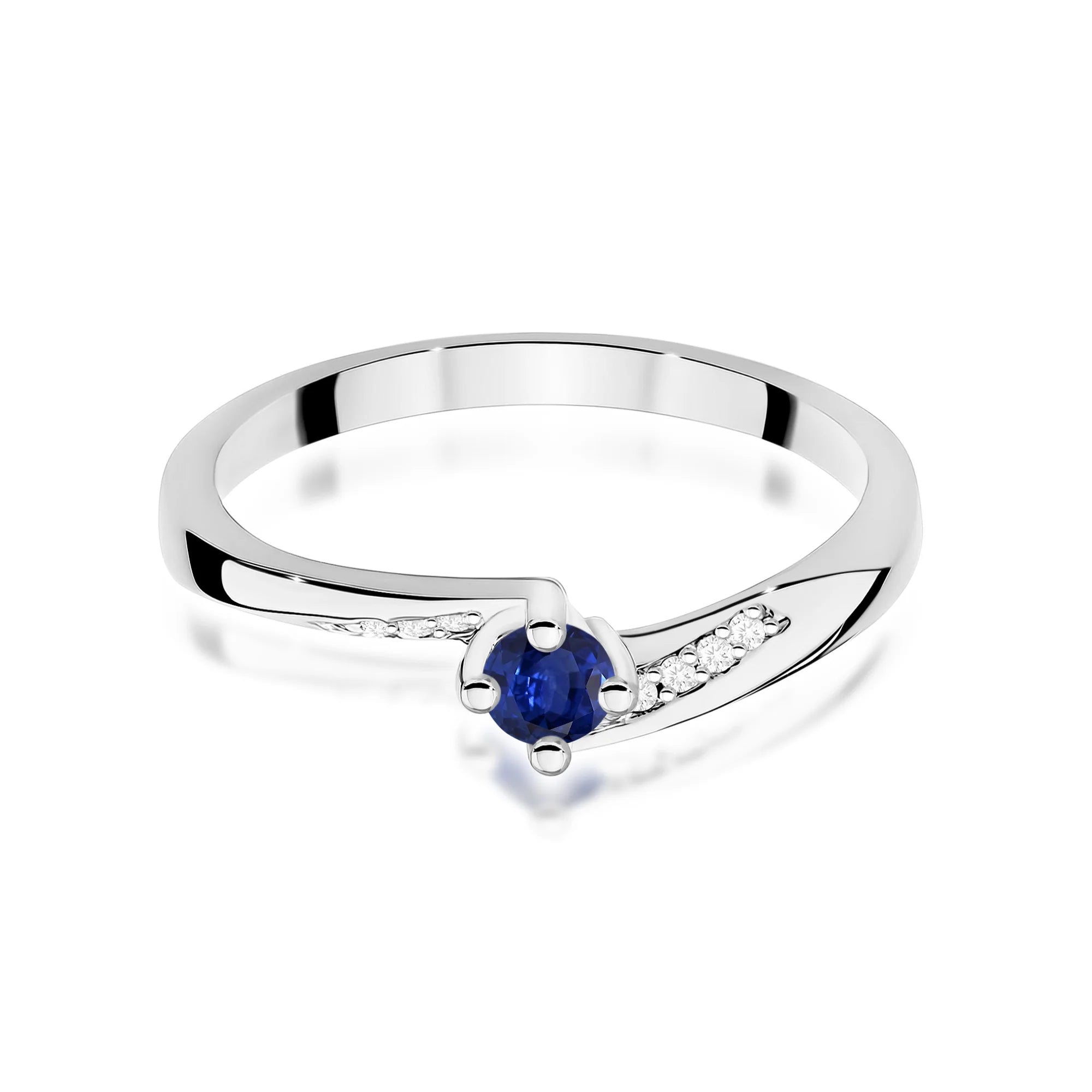 Anillo Jade de oro con zafiro