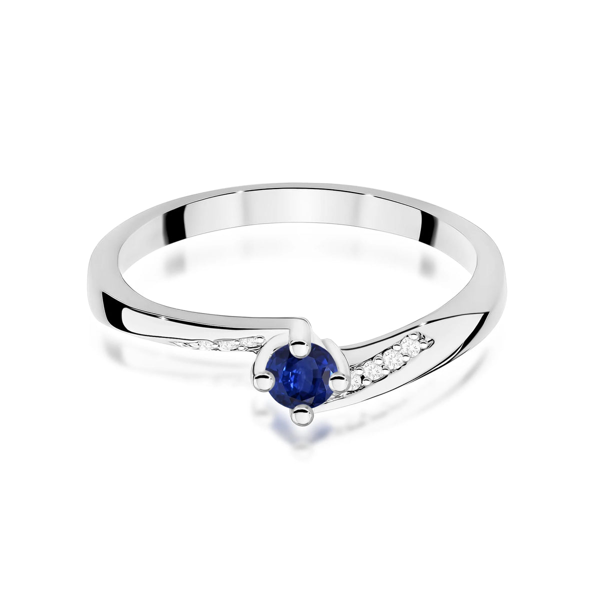 Anillo Jade de oro con zafiro