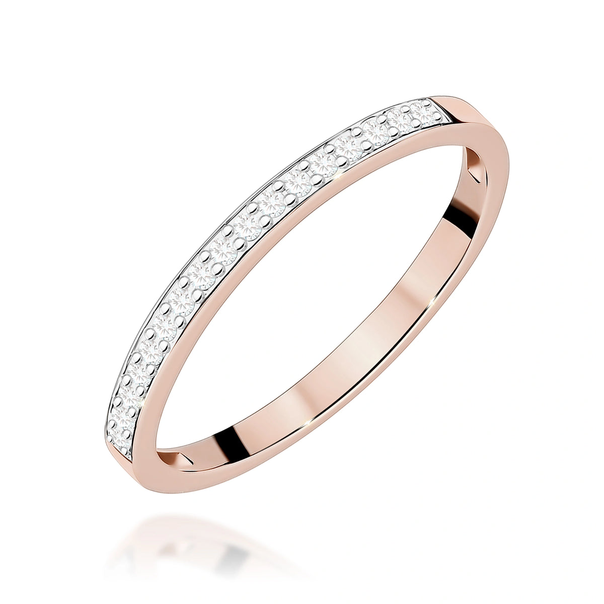 Grace-Riviera-Ring aus Gold und mit Diamanten