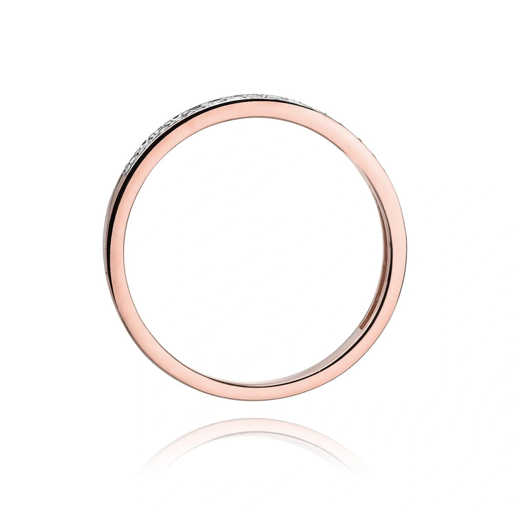 Grace-Riviera-Ring aus Gold und mit Diamanten