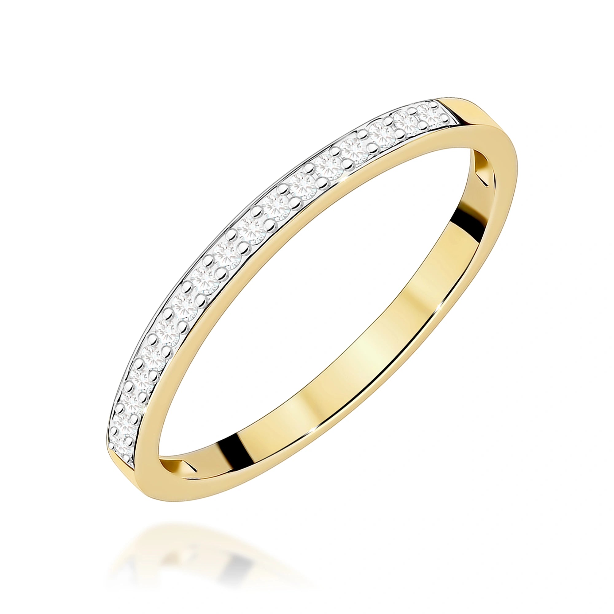 Grace-Riviera-Ring aus Gold und mit Diamanten