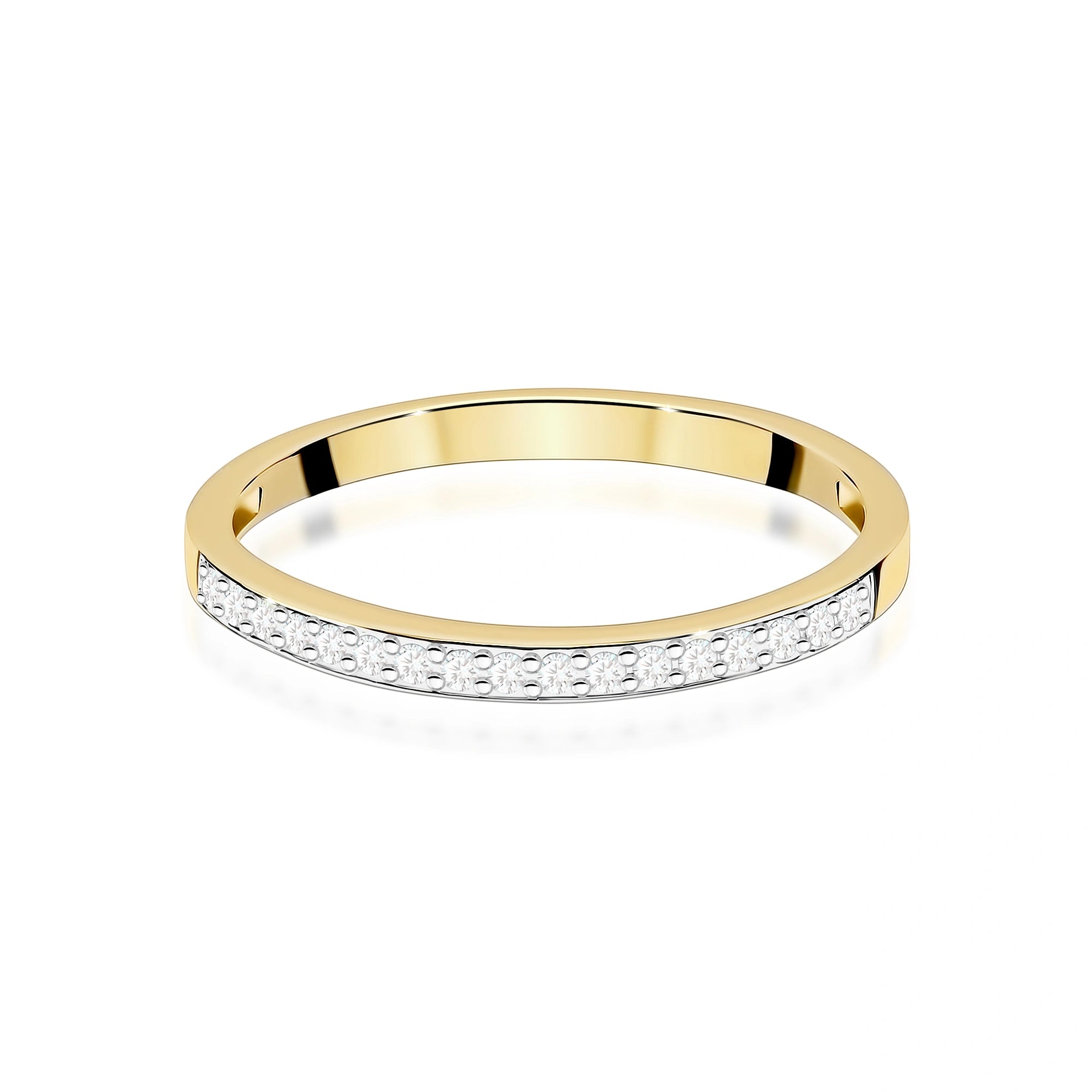 Grace-Riviera-Ring aus Gold und mit Diamanten