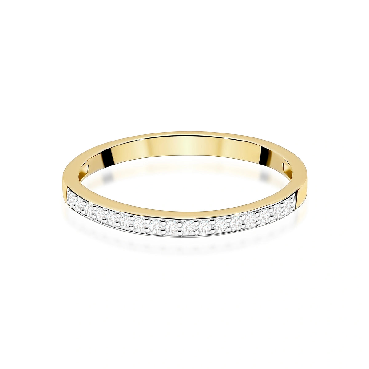 Grace-Riviera-Ring aus Gold und mit Diamanten