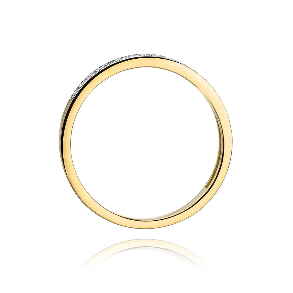 Grace-Riviera-Ring aus Gold und mit Diamanten