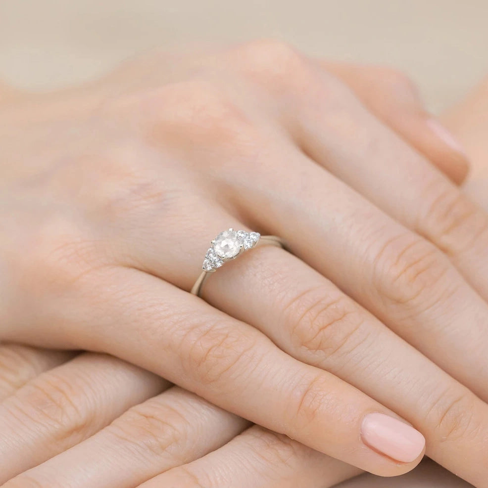 Anillo Tea en Oro con Diamante 0,50ct Cultivado en Laboratorio