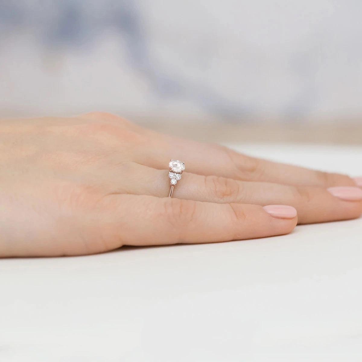 Anillo Tea en Oro con Diamante 0,50ct Cultivado en Laboratorio