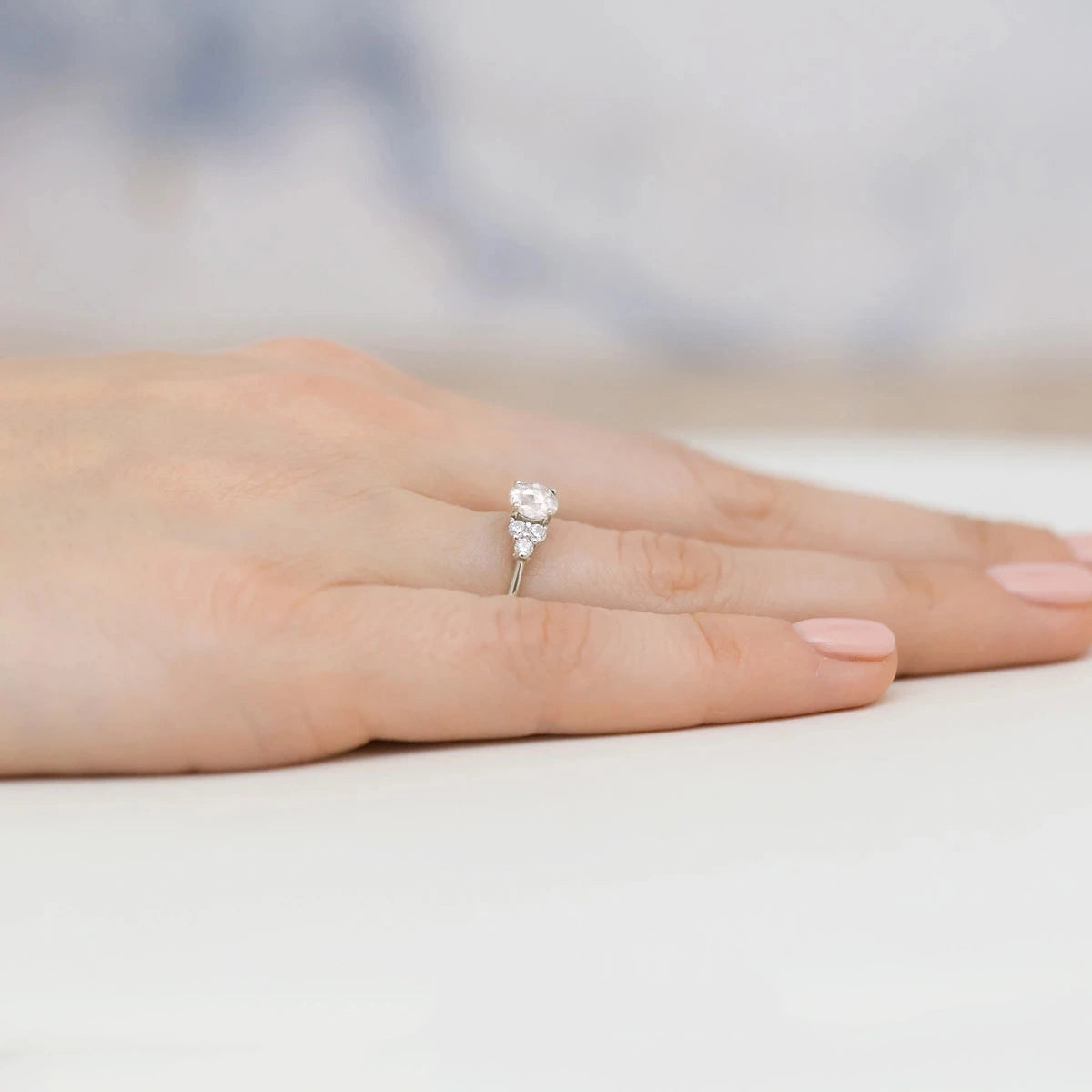 Anillo Tea en Oro con Diamante 0,50ct Cultivado en Laboratorio