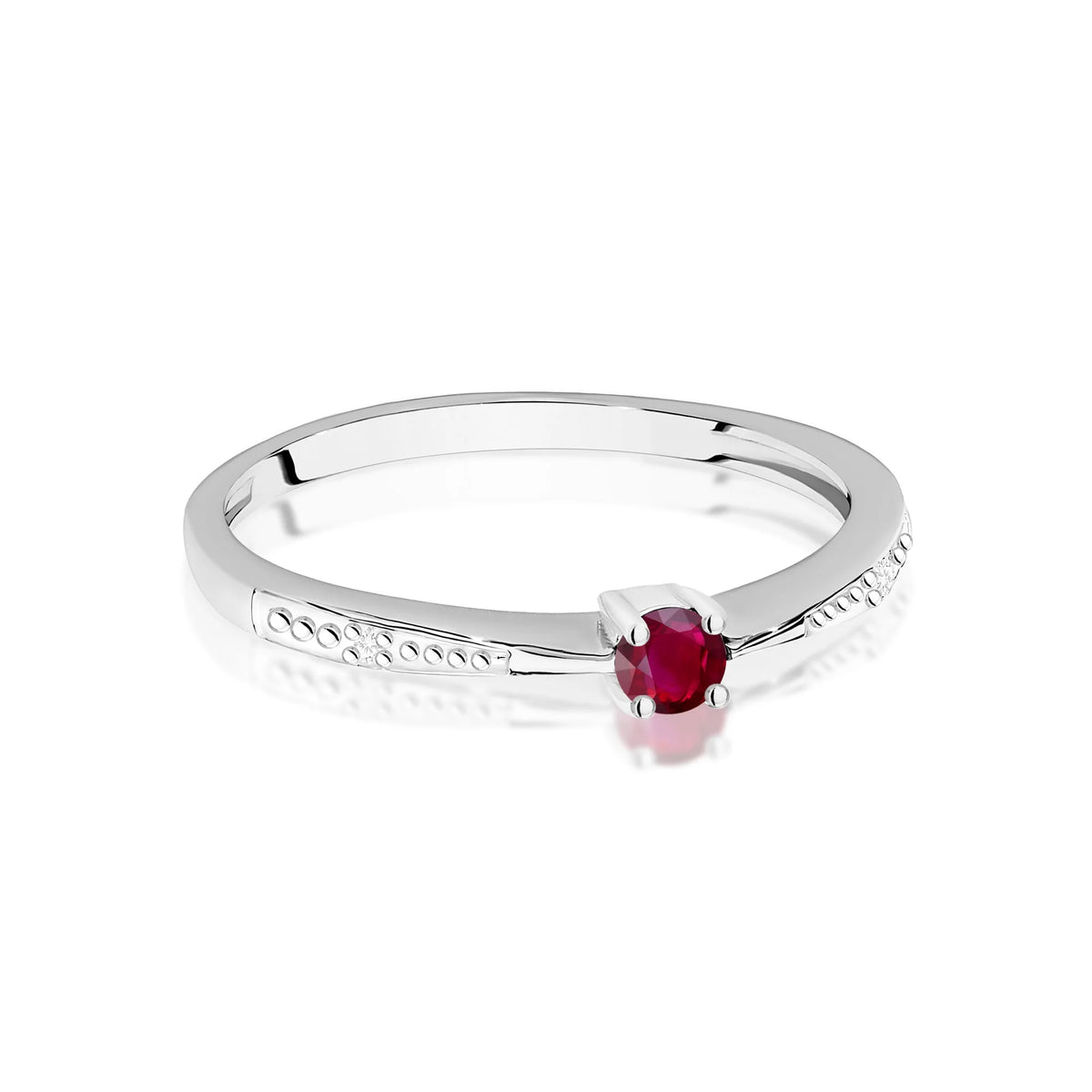 Bague Scarlett en or avec rubis et diamants