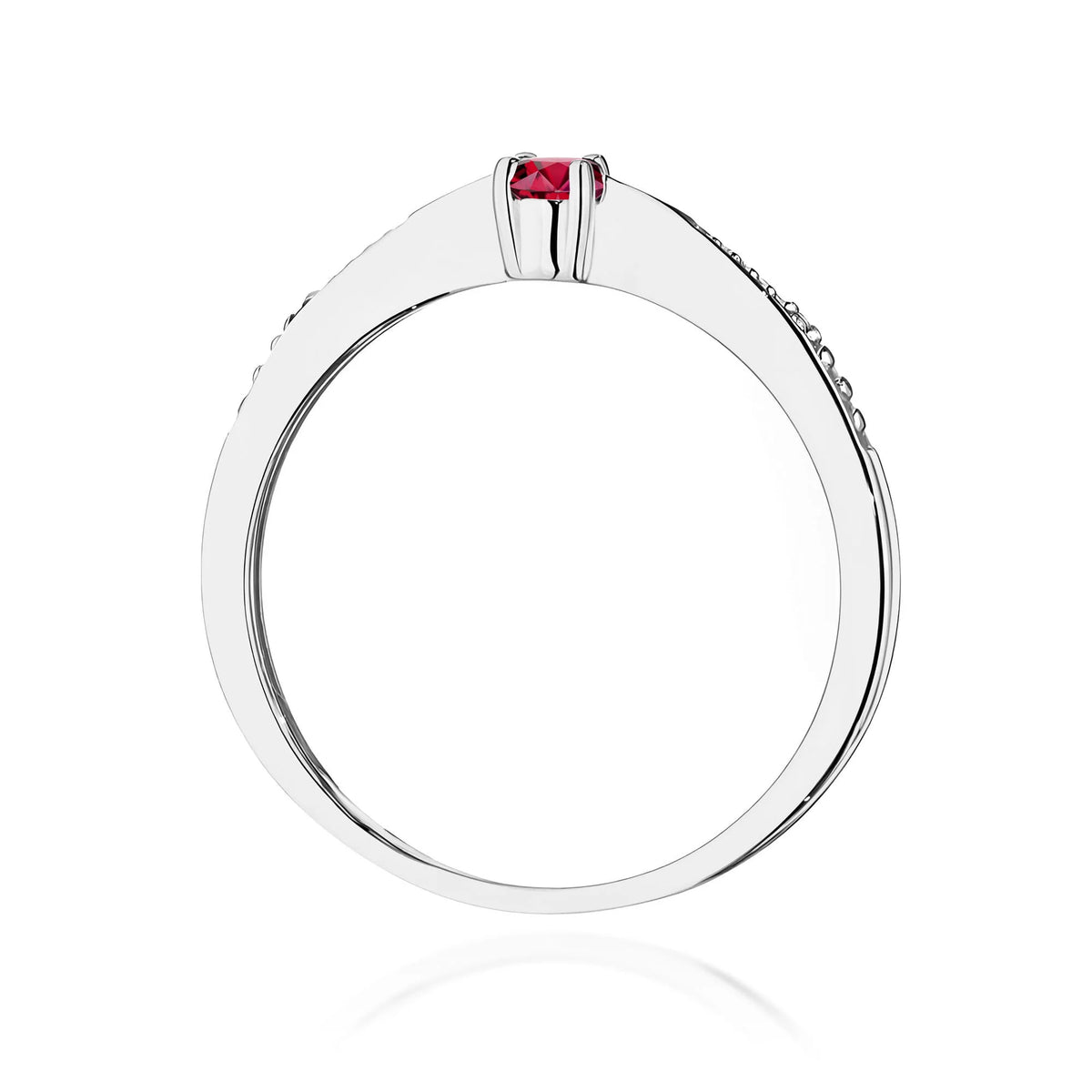 Bague Scarlett en or avec rubis et diamants